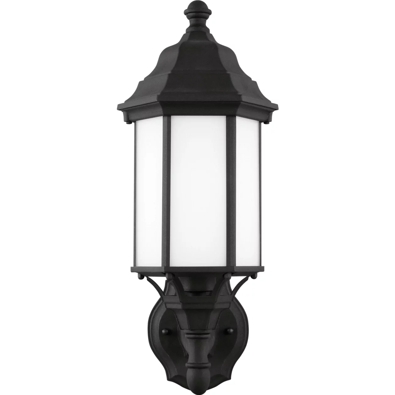 Sevier 1 Light 16.25 inch Black Outdoor Wall Lantern, Small