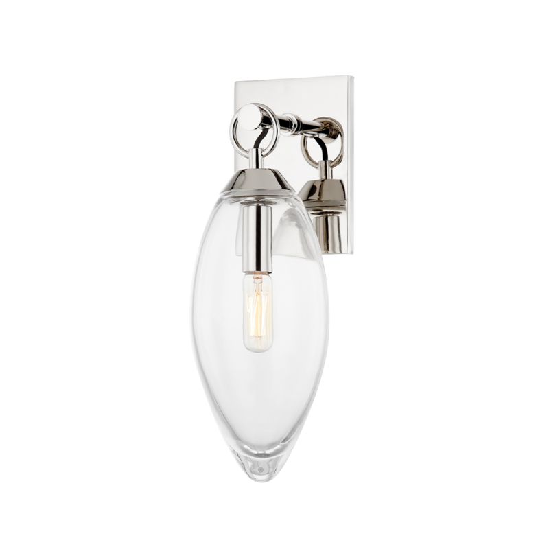 Nantucket 1 Light 4.5 inch Polished Nickel Wall Sconce Wall Light