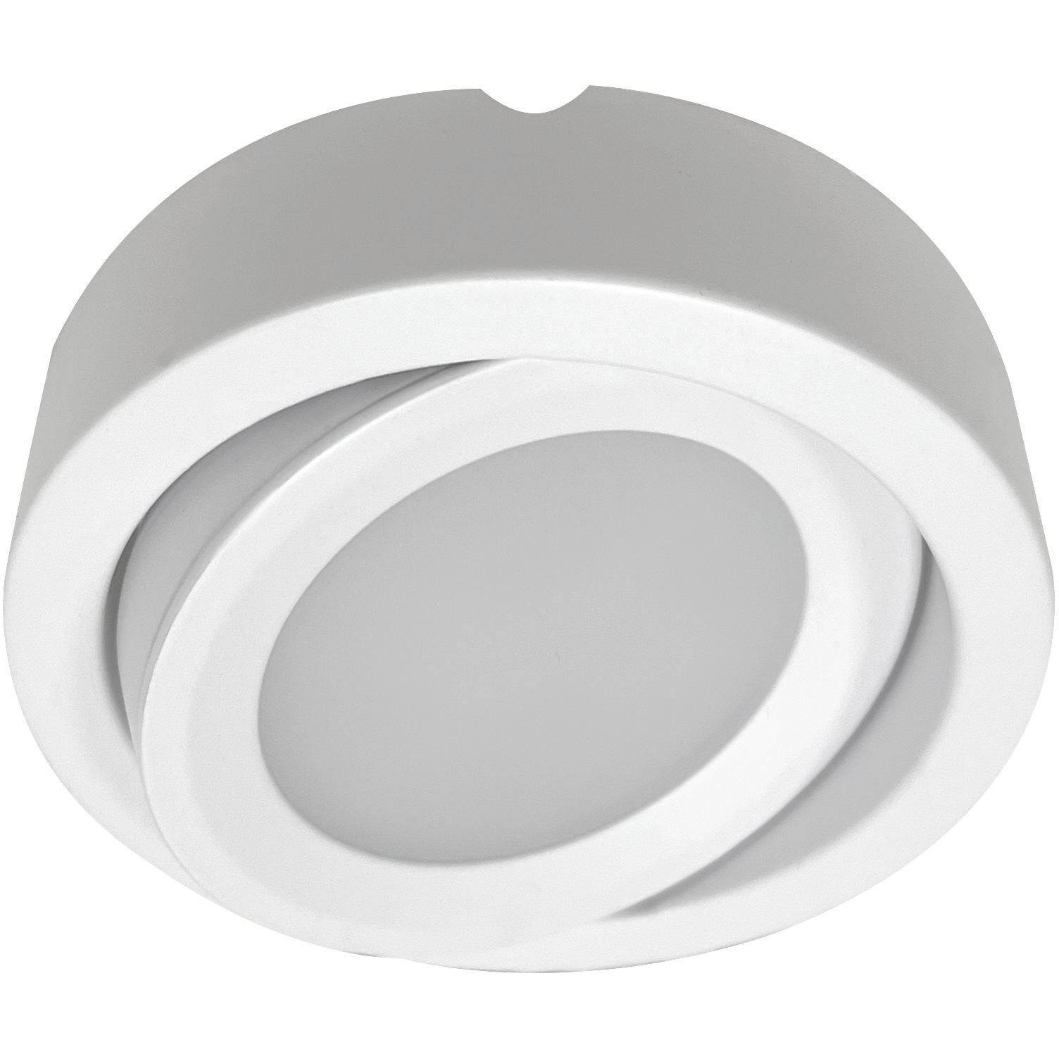 Josh 24 3 inch White Adjustable LED Puck Light in 2700K