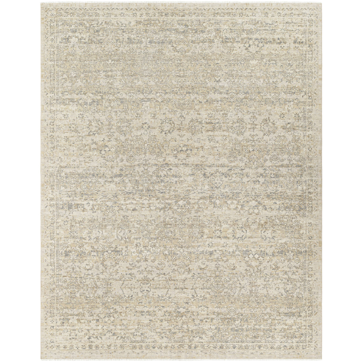 Once Upon a Time 141.73 X 106.3 inch Light Gray / Gray / Ivory / Tan / Light Brown Machine Woven Rug in 9 x 12