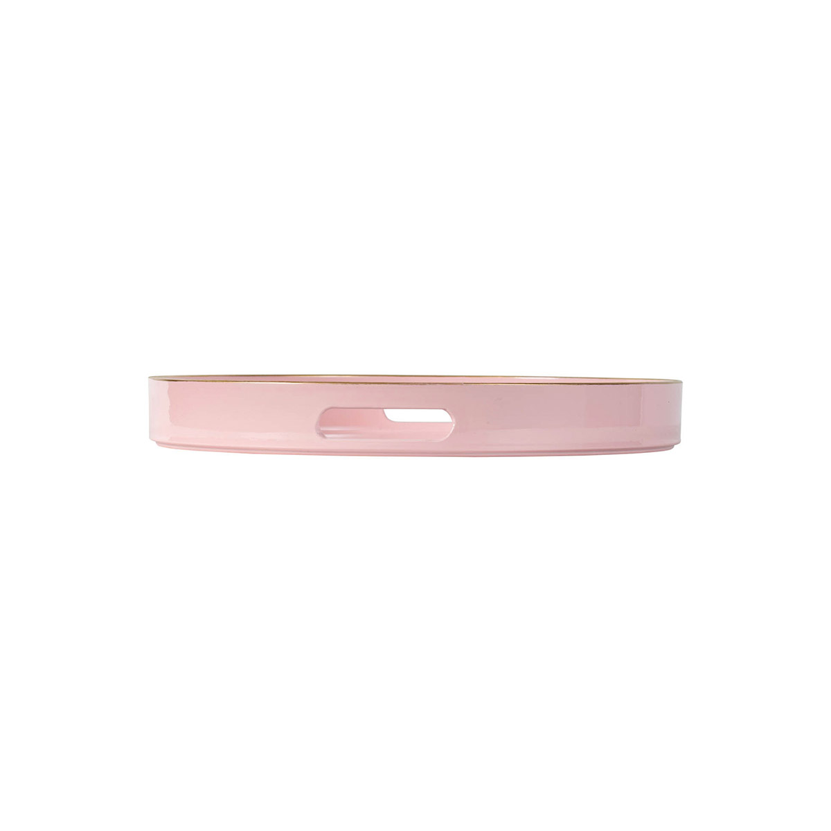 Round Blush Pink/Gold Tray 