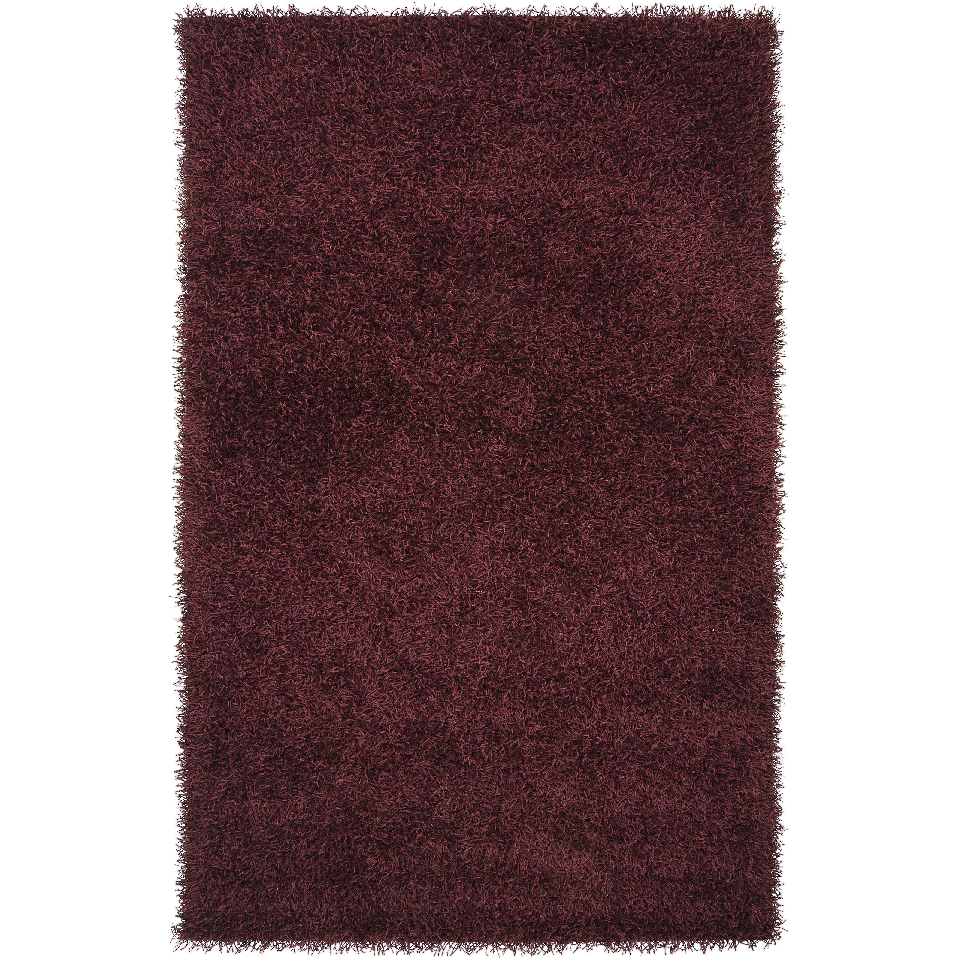 Vivid 50 X 30 inch Dark Red Rug