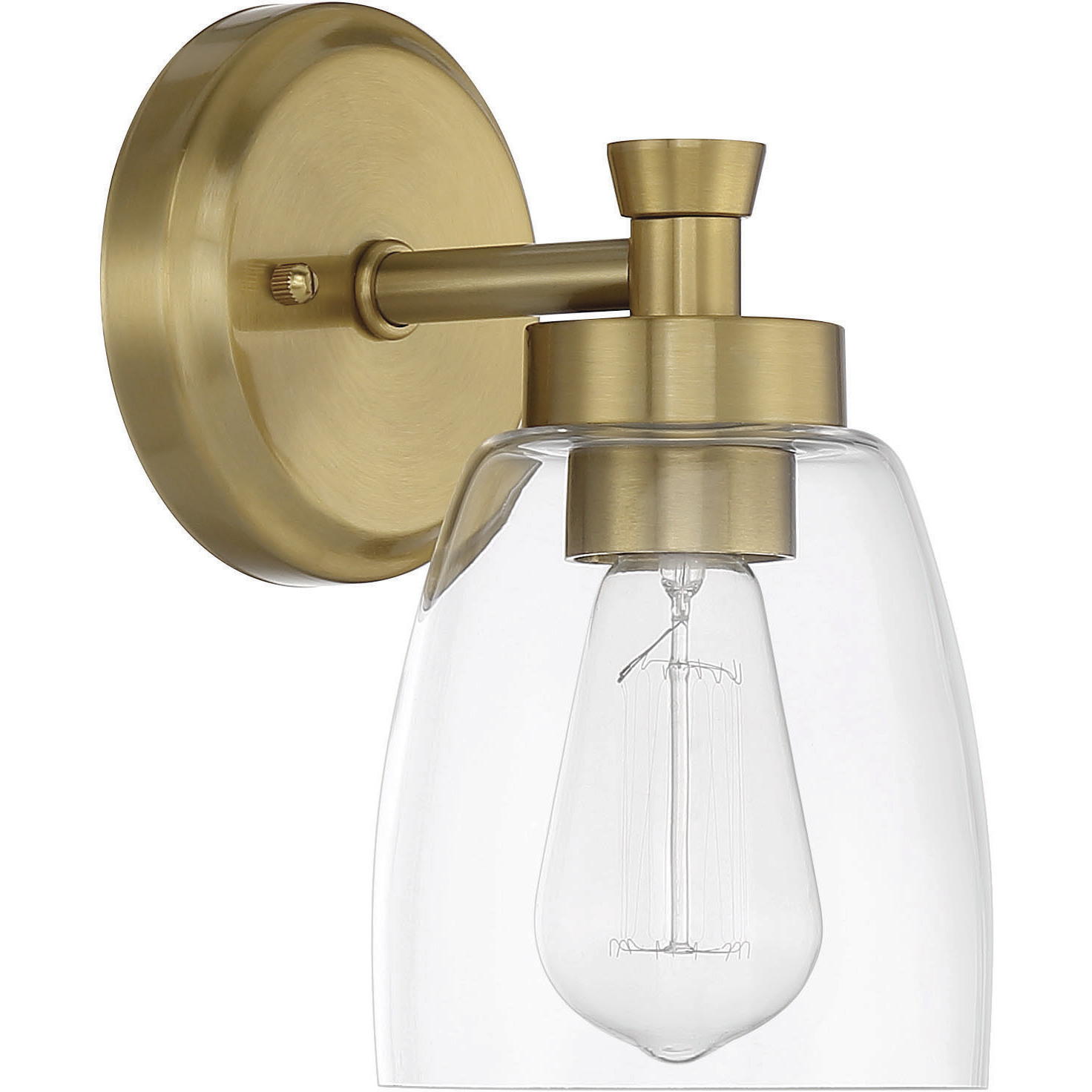 Henning 1 Light 5 inch Satin Brass Wall Sconce Wall Light