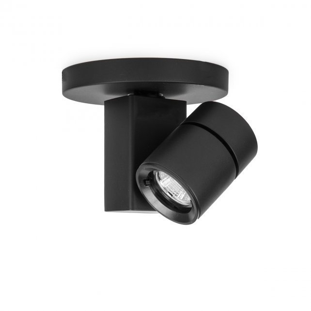 Exterminator II LED 4.5 inch Black Flush Mount Ceiling Light in Narrow, 85, 2700K, Monopoint