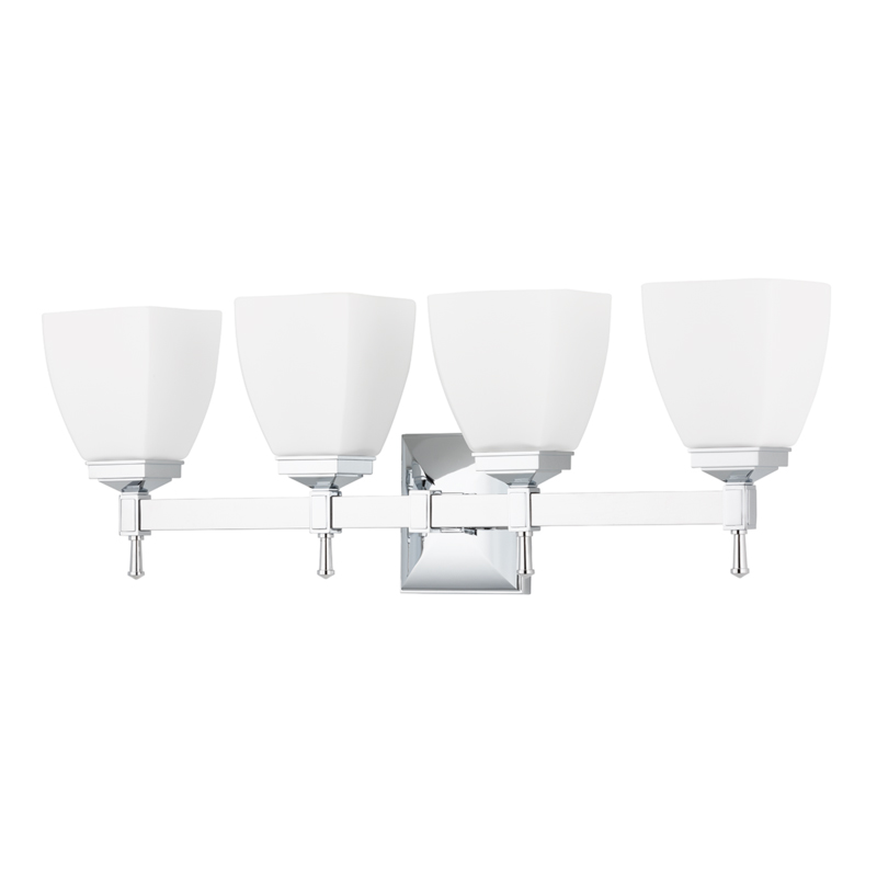 Kent 4 Light 25 inch Polished Chrome Bath and Vanity Wall Light