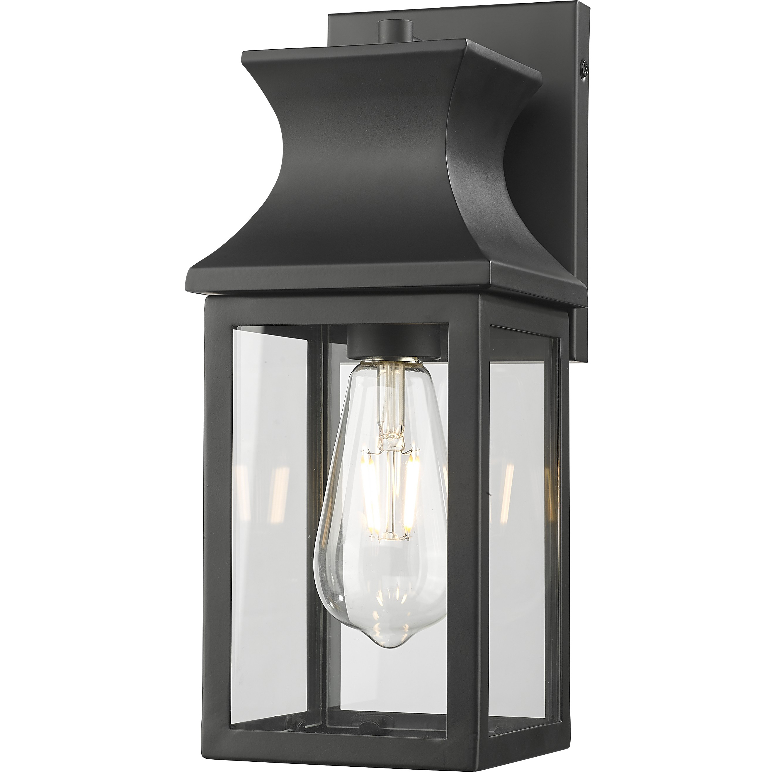 Stockwell 1 Light 13 inch Matte Black Exterior Wall Mount