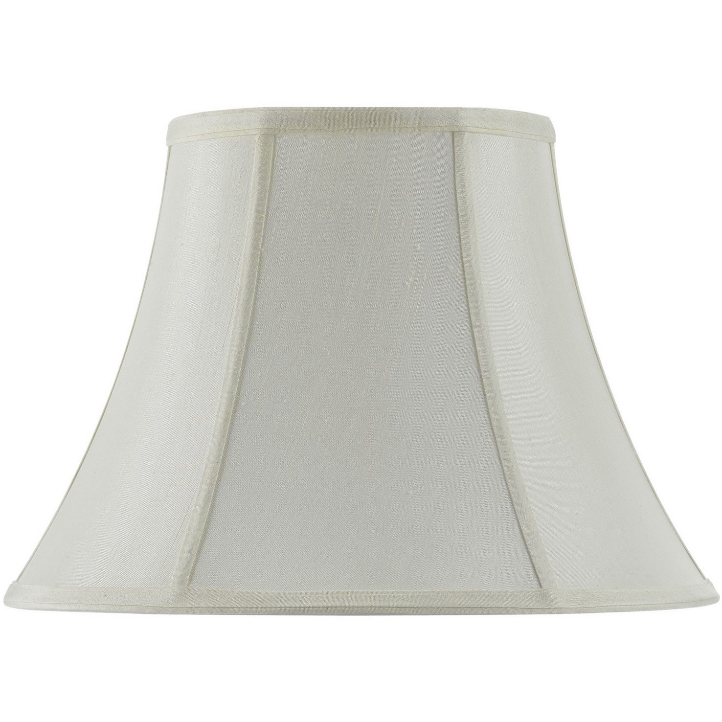 Bell Eggshell 16 inch Shade Spider, Vertical Piped Basic