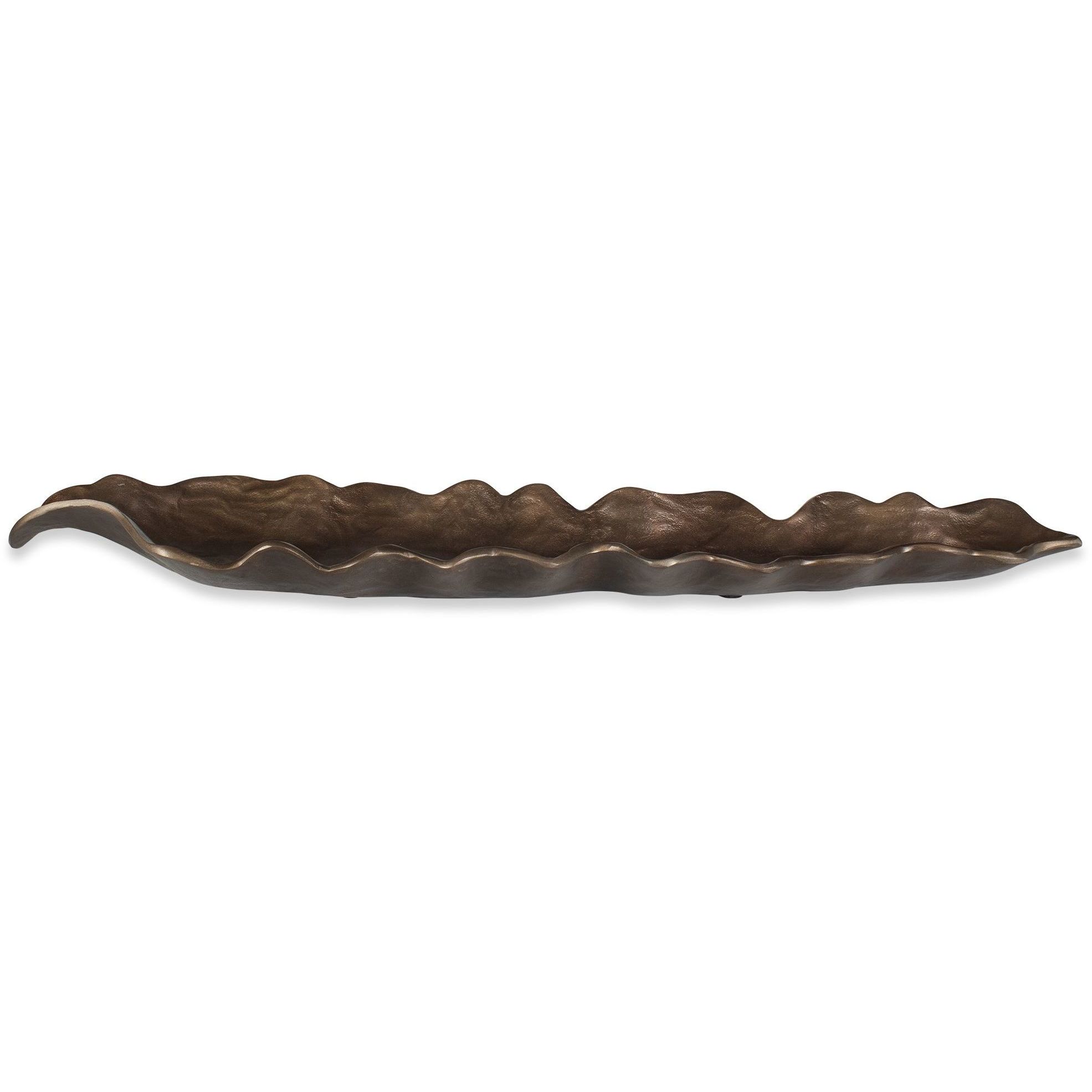 Frond Bronze Indoor Outdoor Leaf Tray