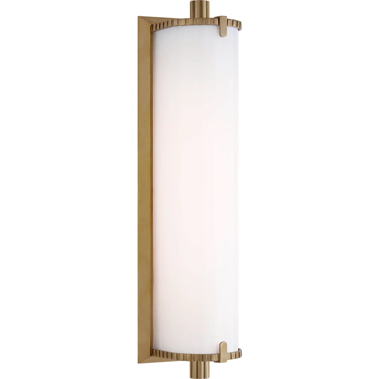 Visual Comfort Signature Collection Thomas O'Brien Calliope2 LED 3.75 inch Hand-Rubbed Antique Brass Bath Light Wall Light, Medium TOB2192HAB-WG - Open Box