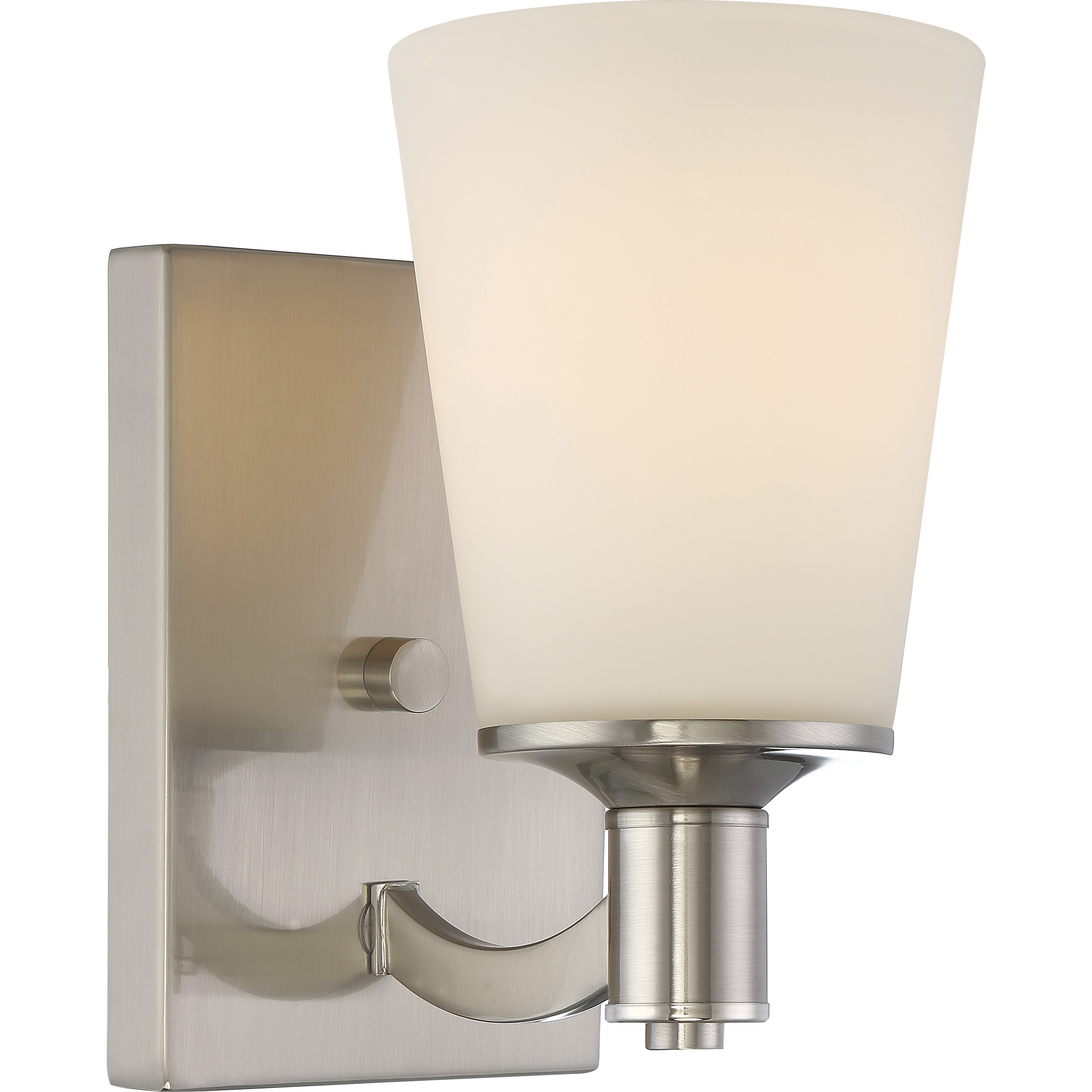 Laguna 1 Light 5.13 inch Brushed Nickel Vanity Light Wall Light