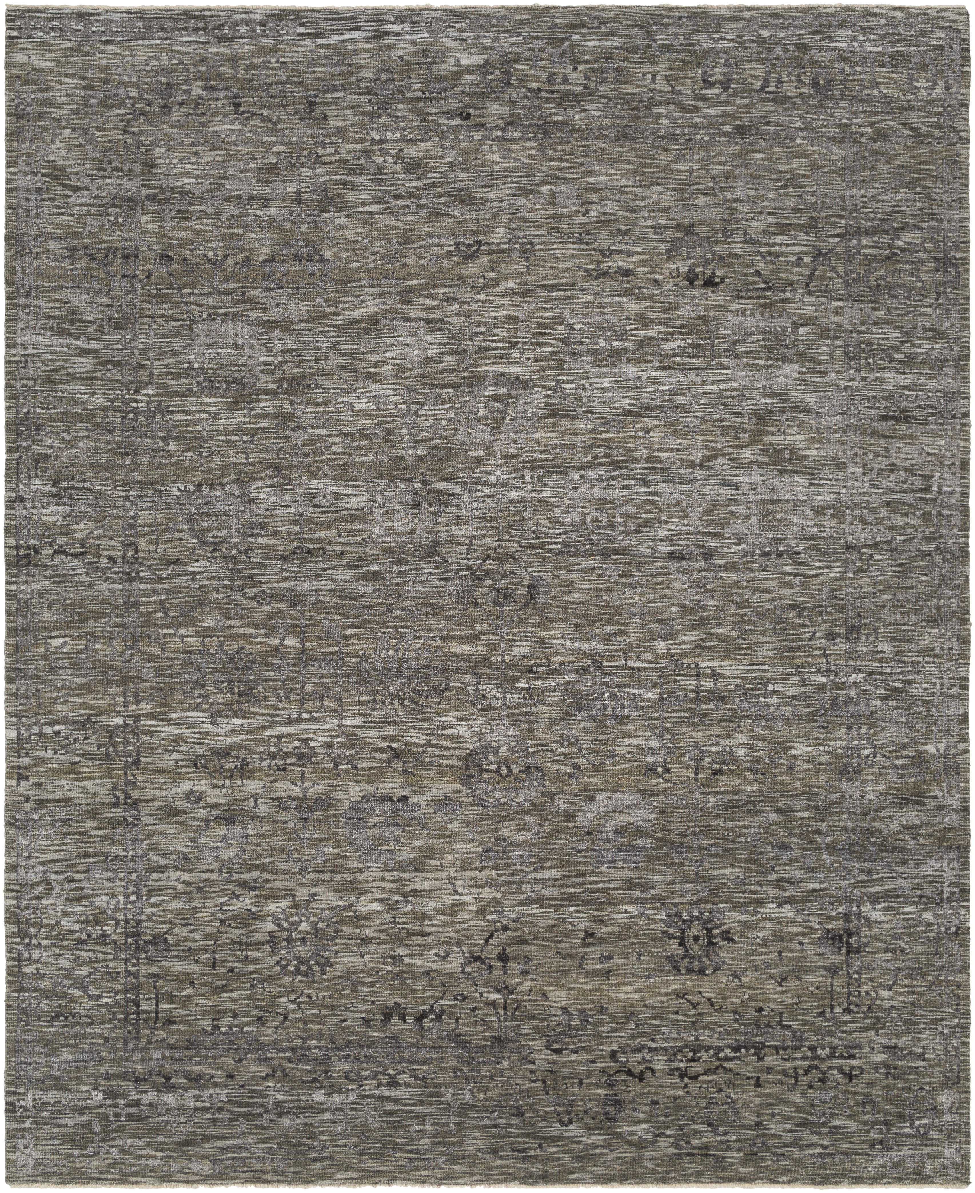 Tabreez 108 X 72 inch Black Rug, Rectangle