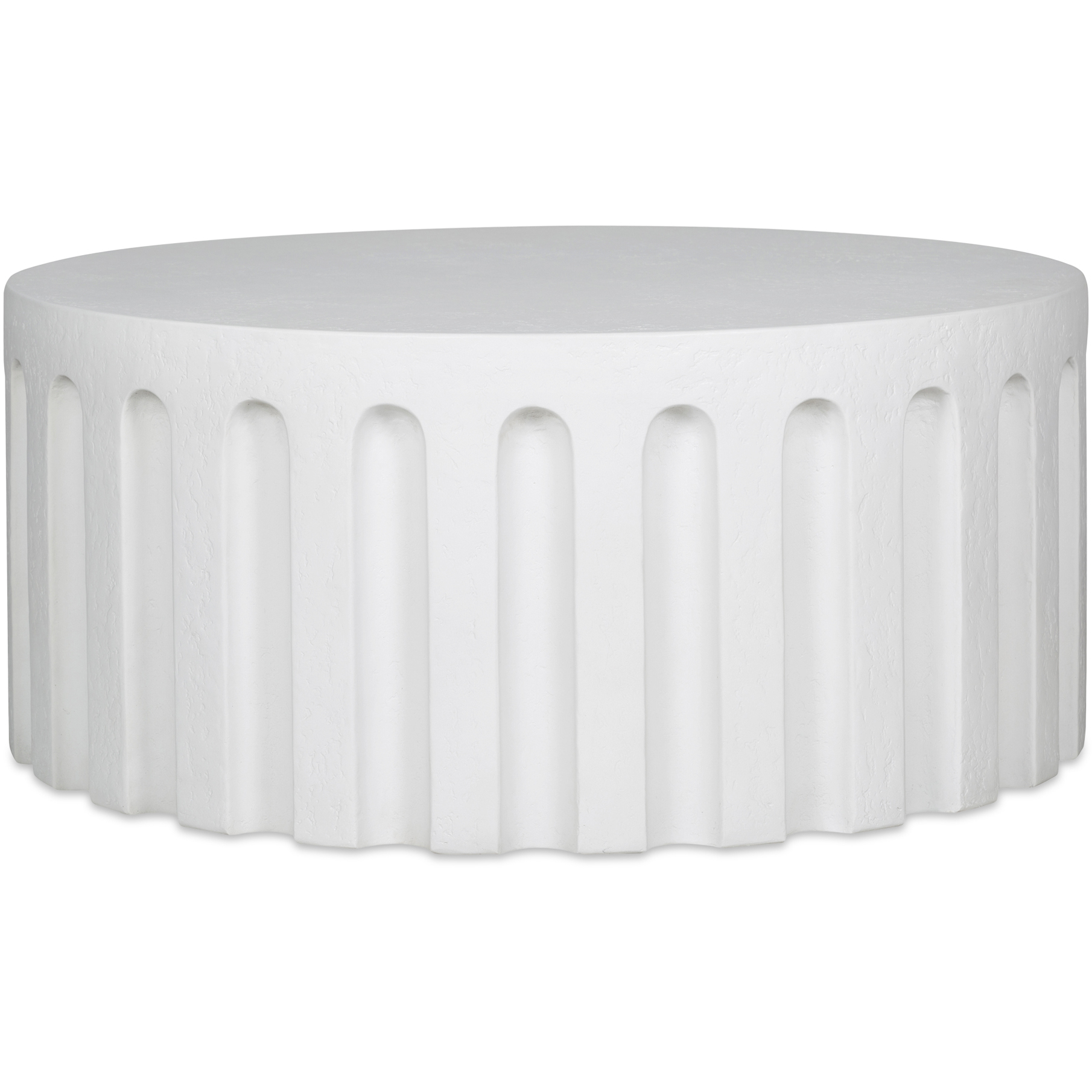 Eris 38 X 38 inch White Outdoor Coffee Table