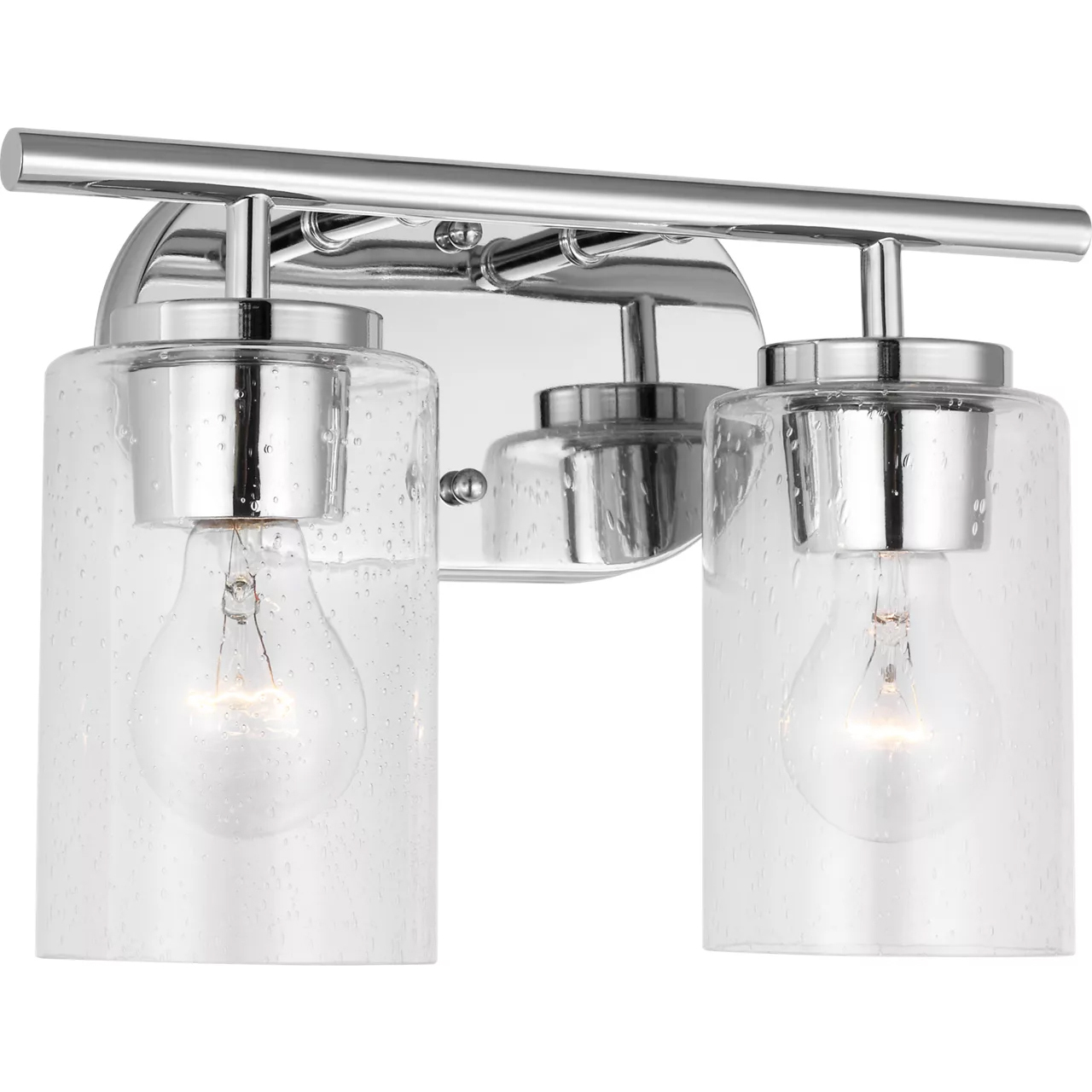 Oslo 2 Light 12.5 inch Chrome Wall Bath Fixture Wall Light