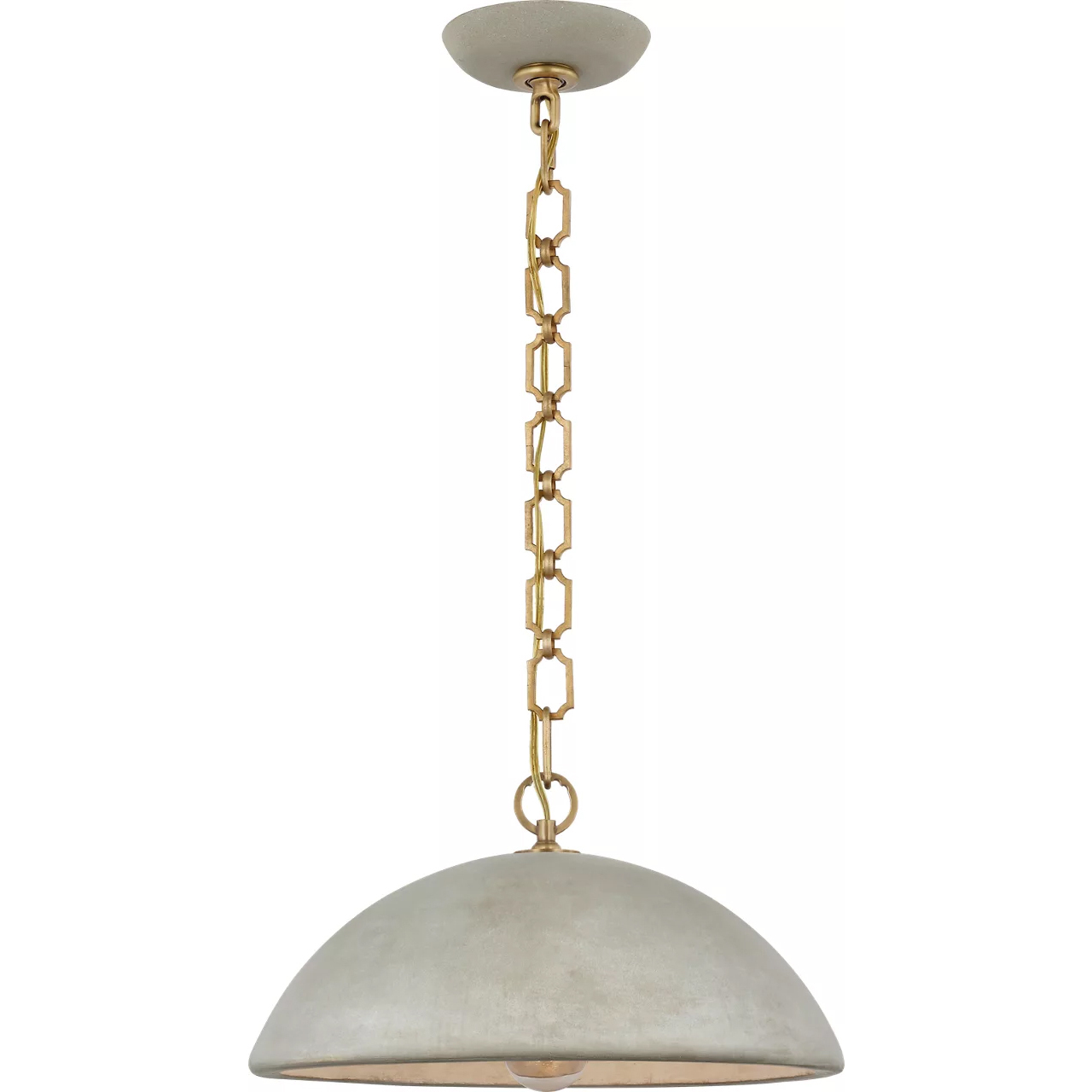 Suzanne Kasler Elliot LED 16 inch Portland Gray Pendant Ceiling Light, Large