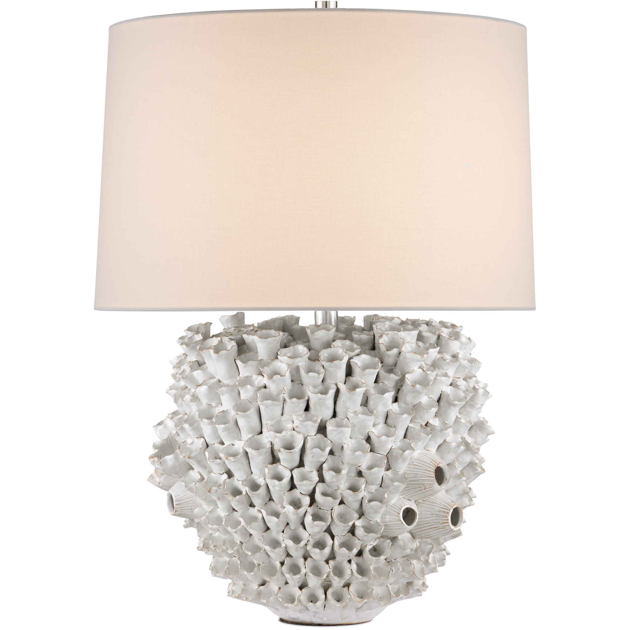 Manitapi 26 inch 150 watt White Table Lamp Portable Light