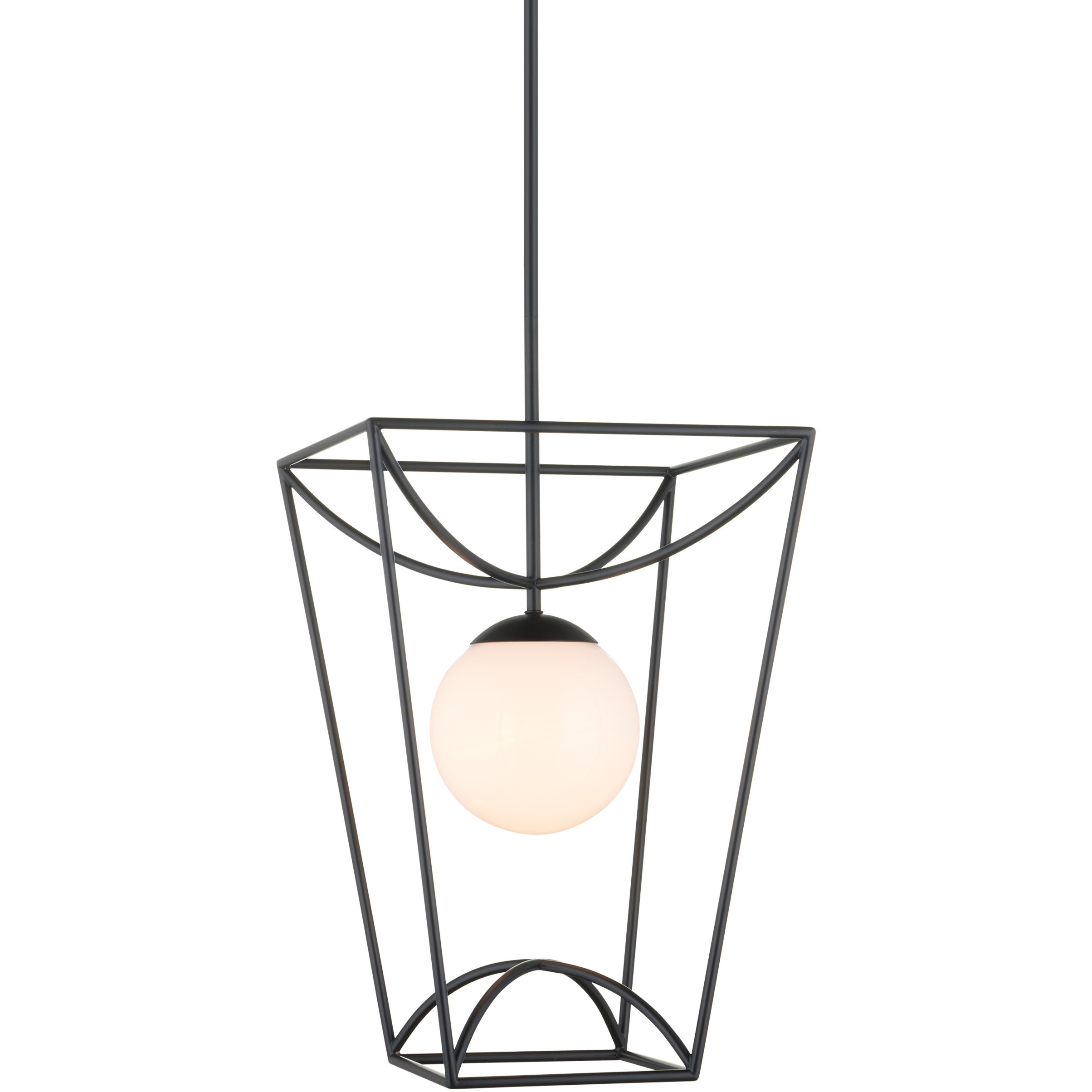 Rochefort 1 Light 14 inch Black Indoor/Outdoor Lantern Pendant Ceiling Light
