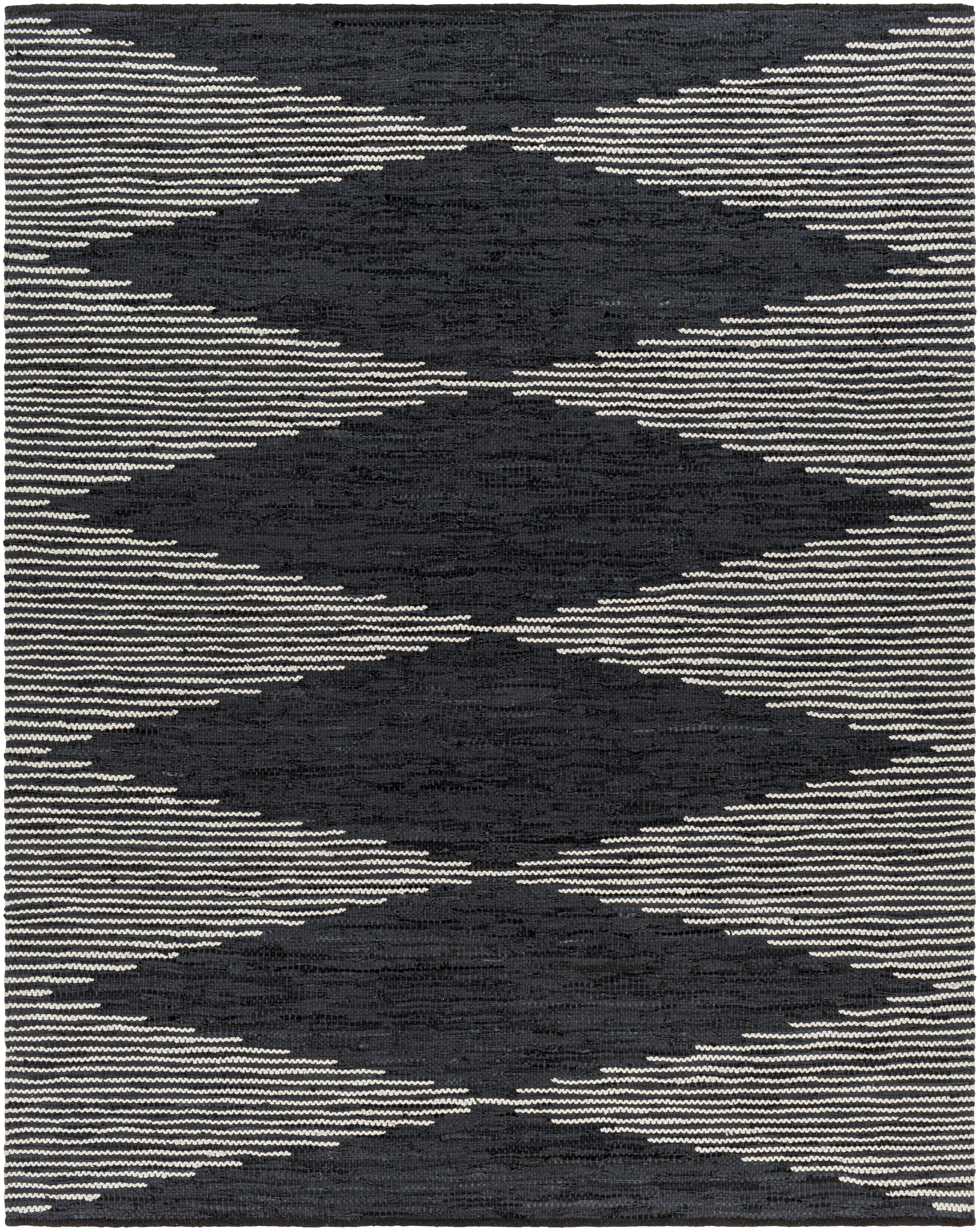 Lexington 120 X 96 inch Black Rug in 8 x 10, Rectangle