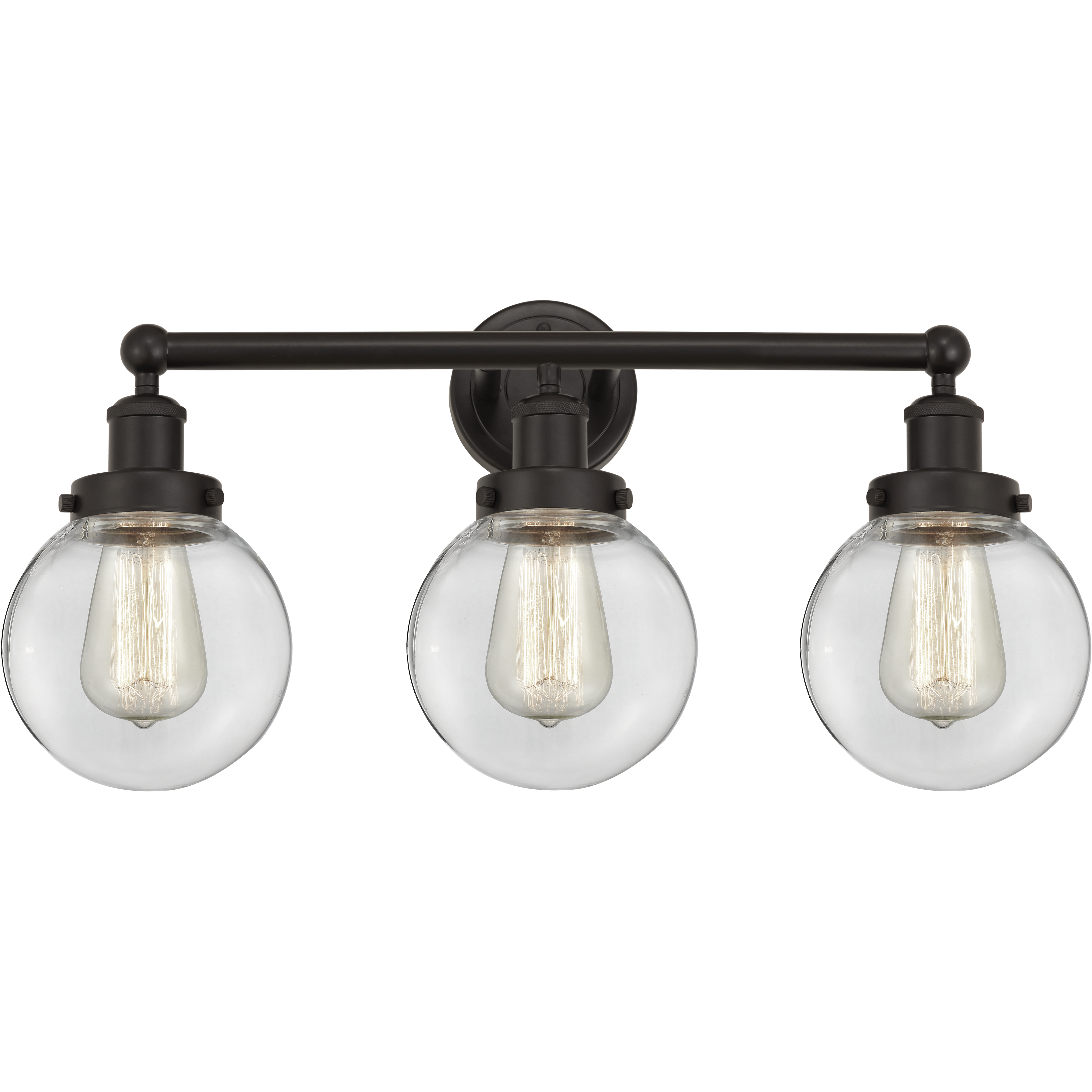 Beacon 3 Light 24.5 inch Oil Rubbed Bronze Bath Vanity Light Wall Light