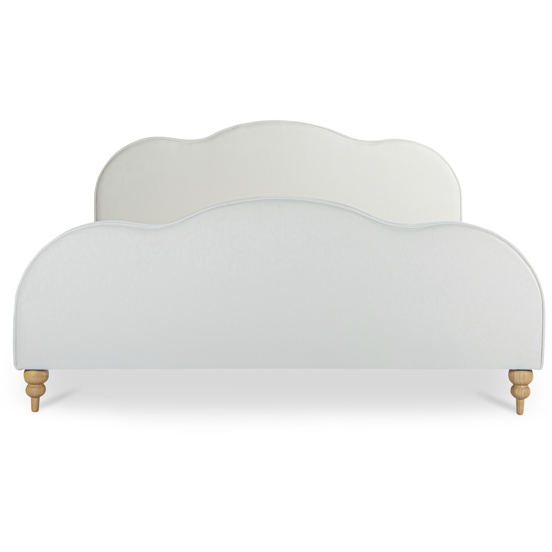 Jacqueline White Bed, King