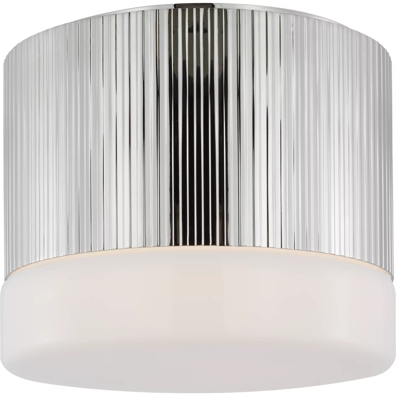 Thomas O'Brien Ace LED 7 inch Polished Nickel Flush Mount Ceiling Light