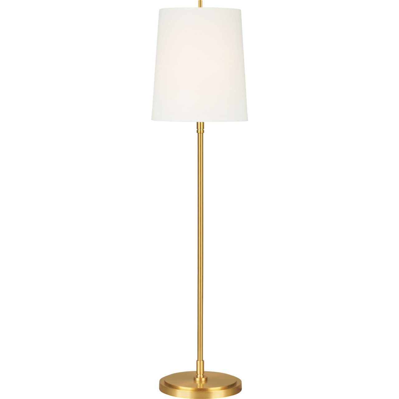 TOB by Thomas O'Brien Beckham Classic 65.5 inch 9 watt Burnished Brass Floor Lamp Portable Light