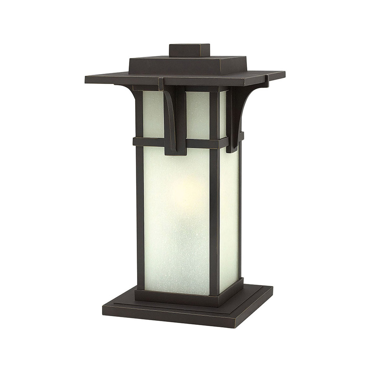 Manhattan LED 18 inch Oil Rubbed Bronze Outdoor Pier Lantern, Extra Large