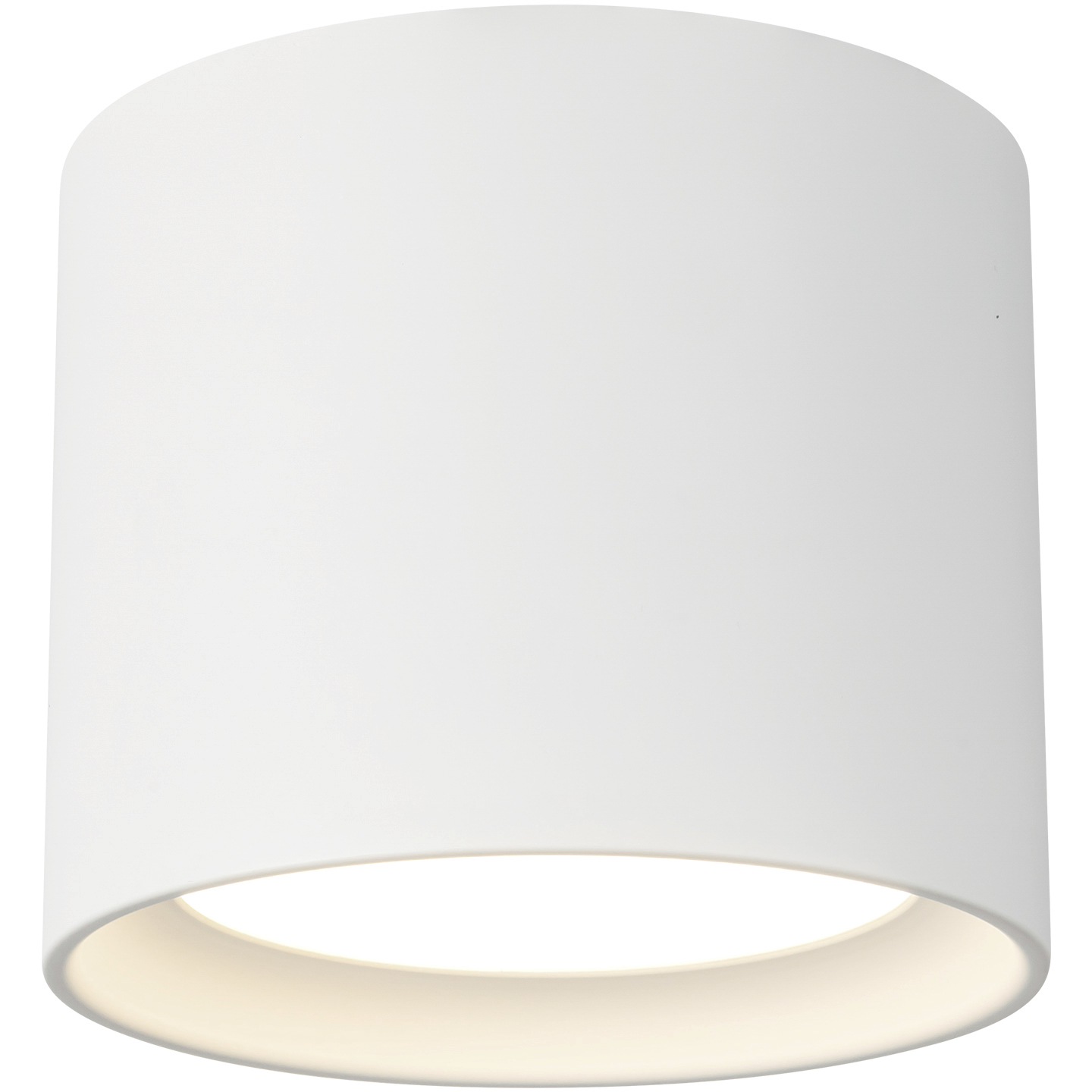Uma 7.25 inch White Semi-Flush Mount Ceiling Light