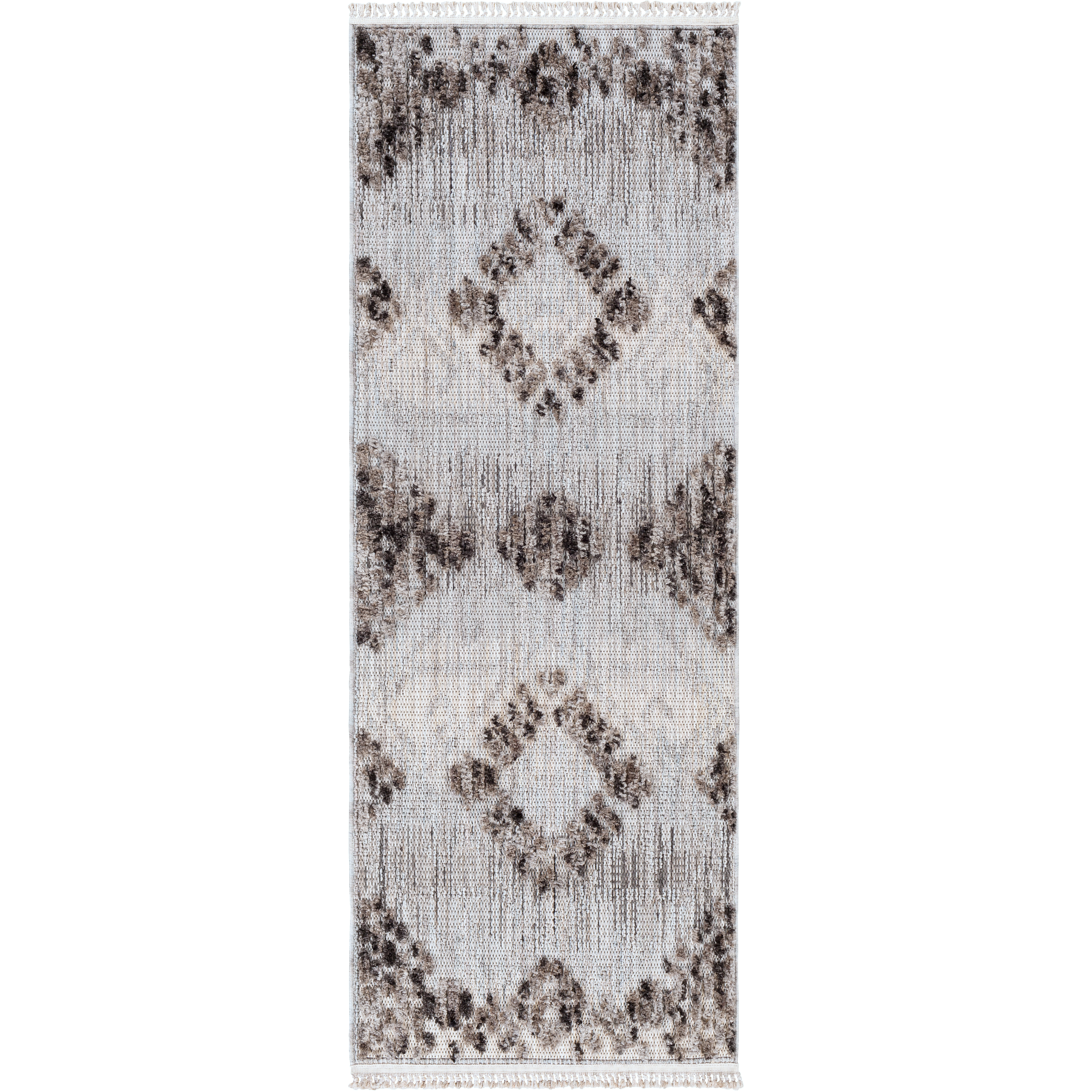 Zaragoza 87 X 31 inch Charcoal Rug, Runner