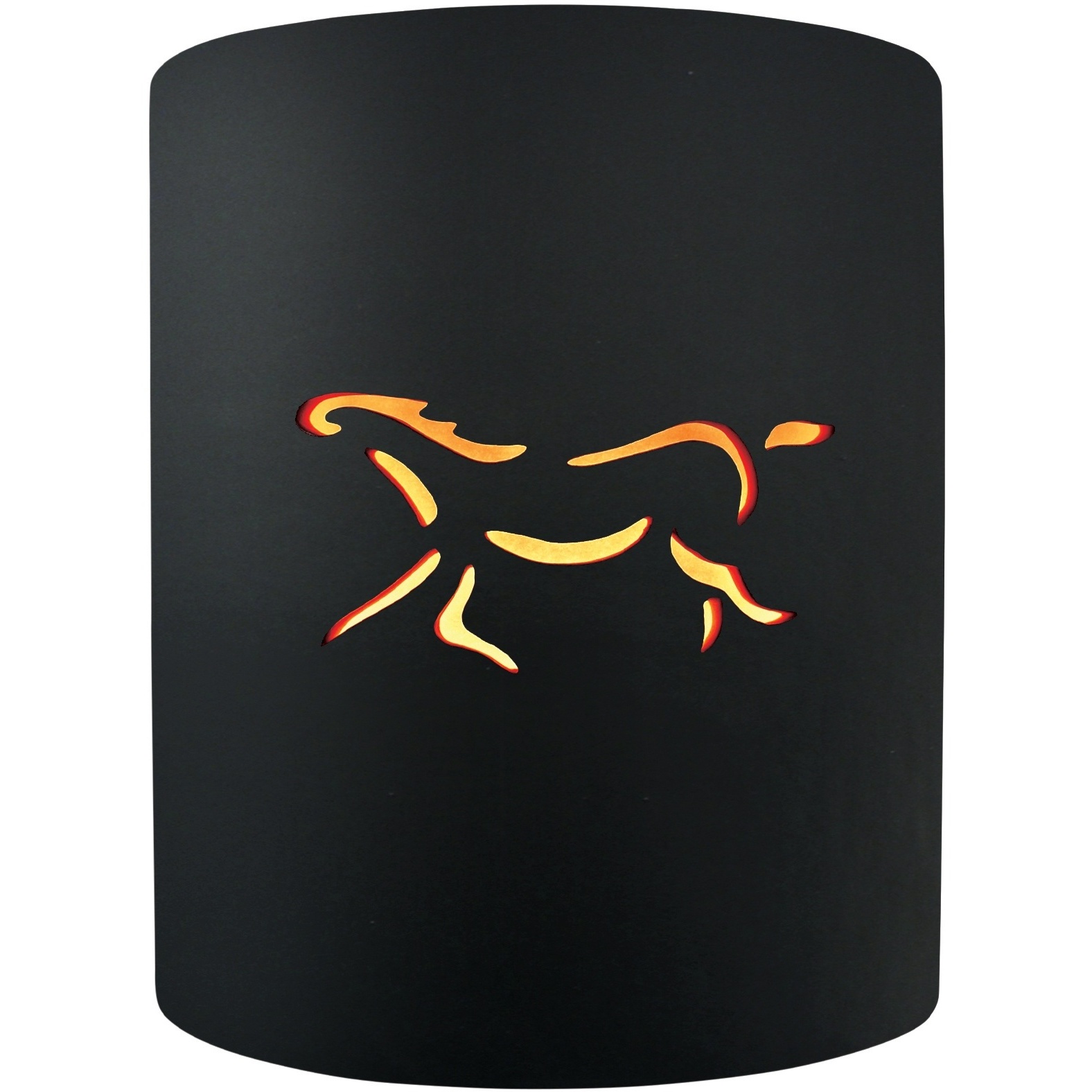 Sun Dagger LED 8 inch Carbon Matte Black and Champagne Gold Wall Sconce Wall Light