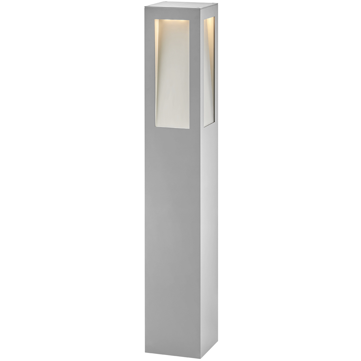 Taper 120v 28.00 watt Titanium Landscape Path Bollard