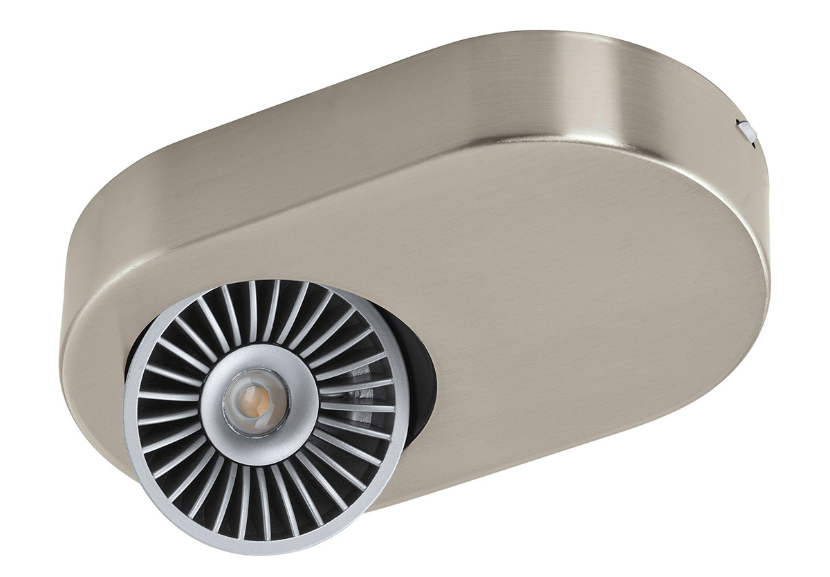 Montale 1 Light 120V Matte Nickel Ceiling Track Light Ceiling Light