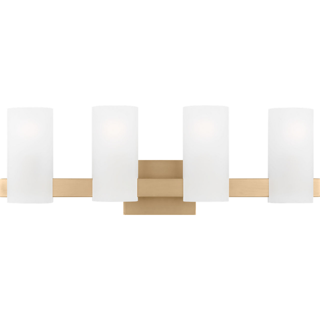Drew & Jonathan Scott Rhode 4 Light 27 inch Satin Brass Vanity Light Wall Light