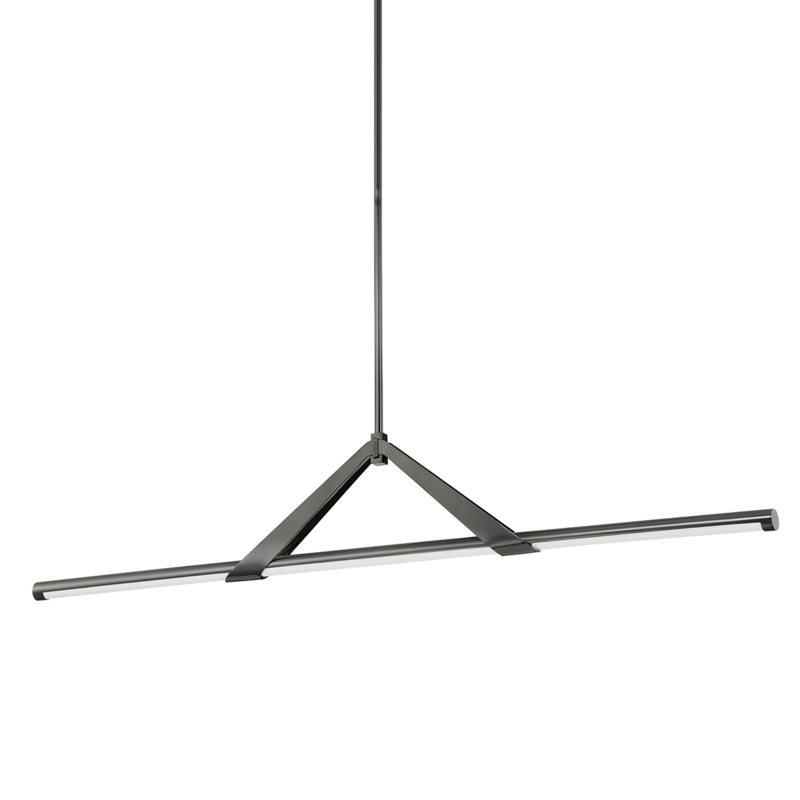 Jonas LED 60 inch Black Nickel Island Light Ceiling Light