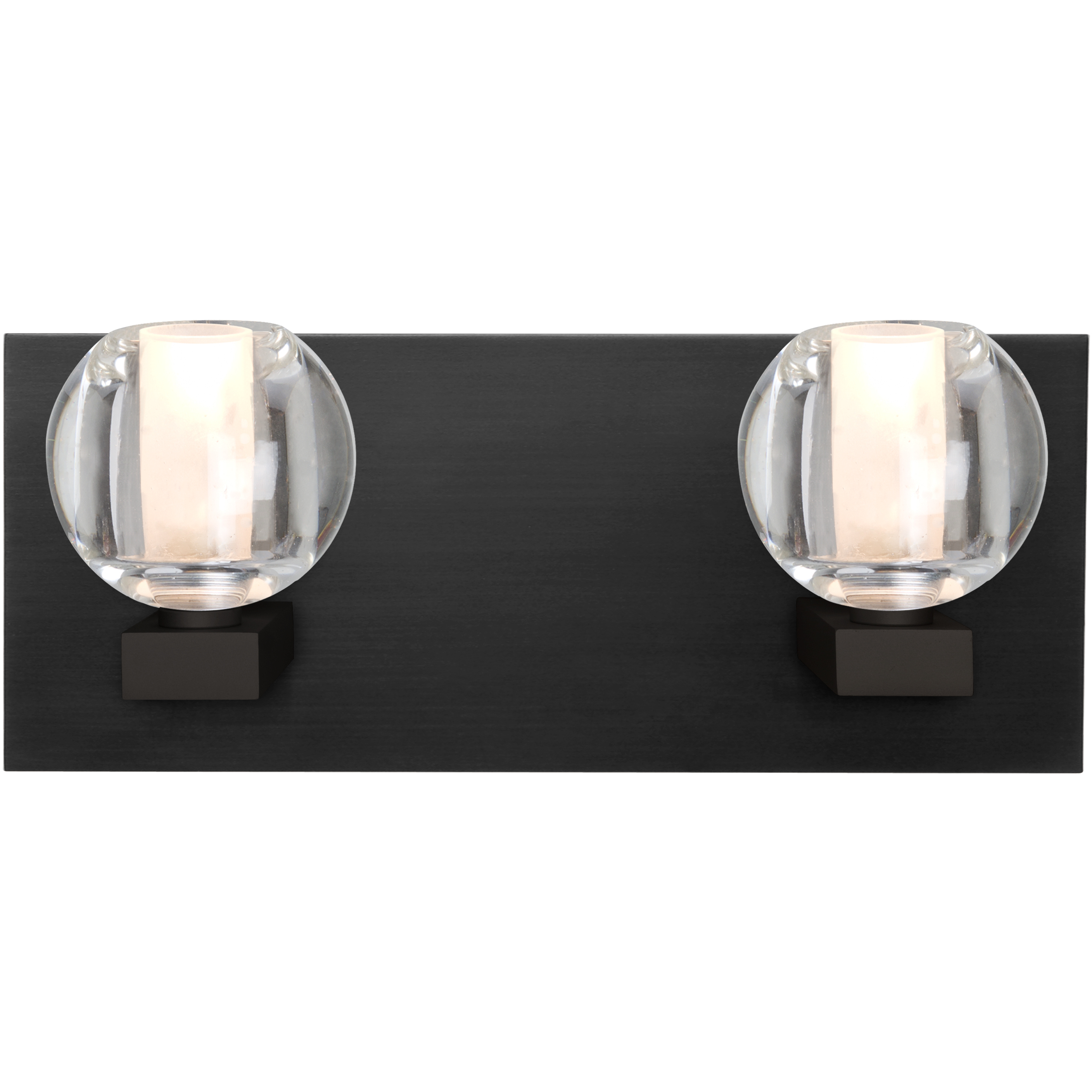 Boca 3 2 Light 14 inch Black Vanity Light Wall Light