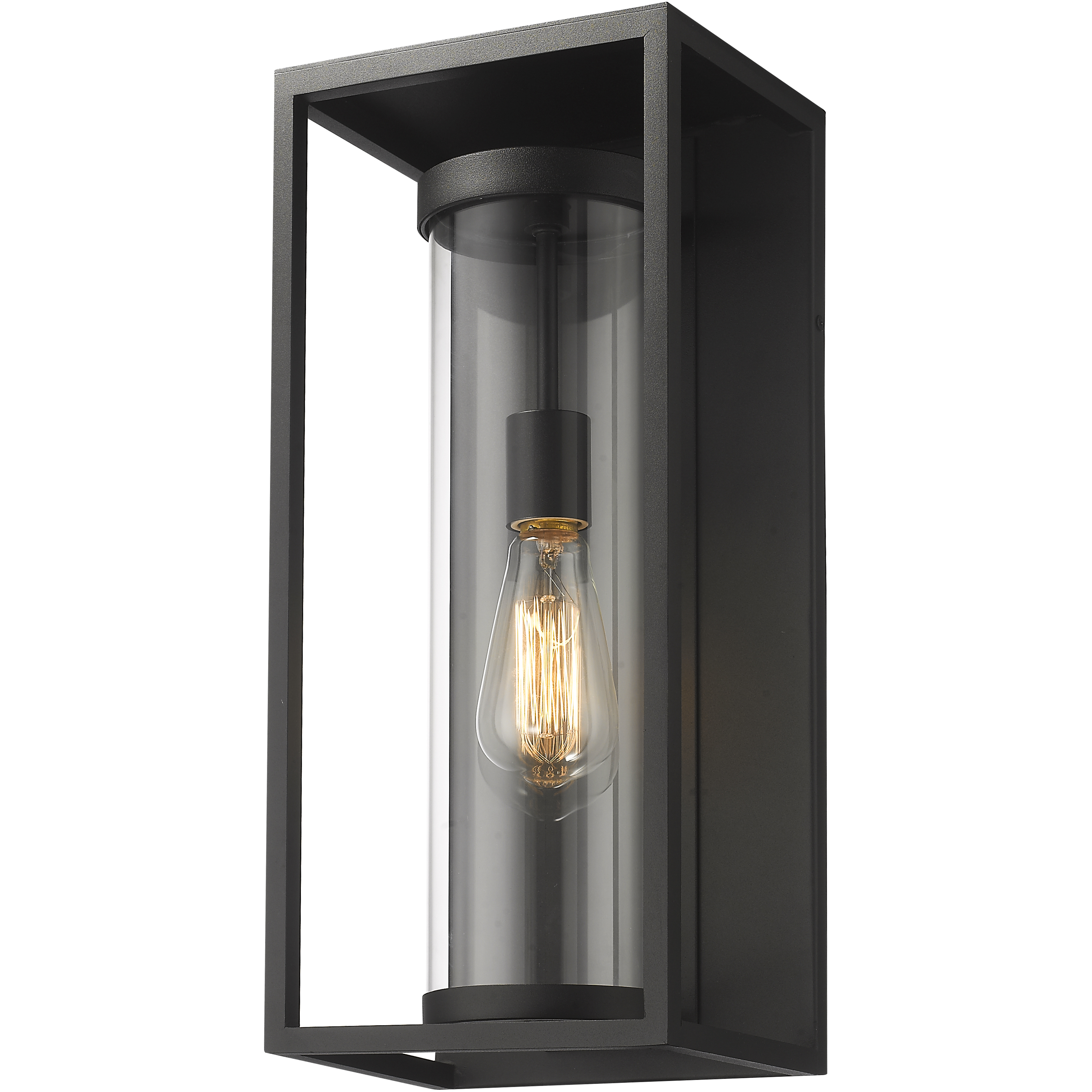 Z Lite 584M BK Dunbroch 1 Light 18.25 inch Black Outdoor Wall Light