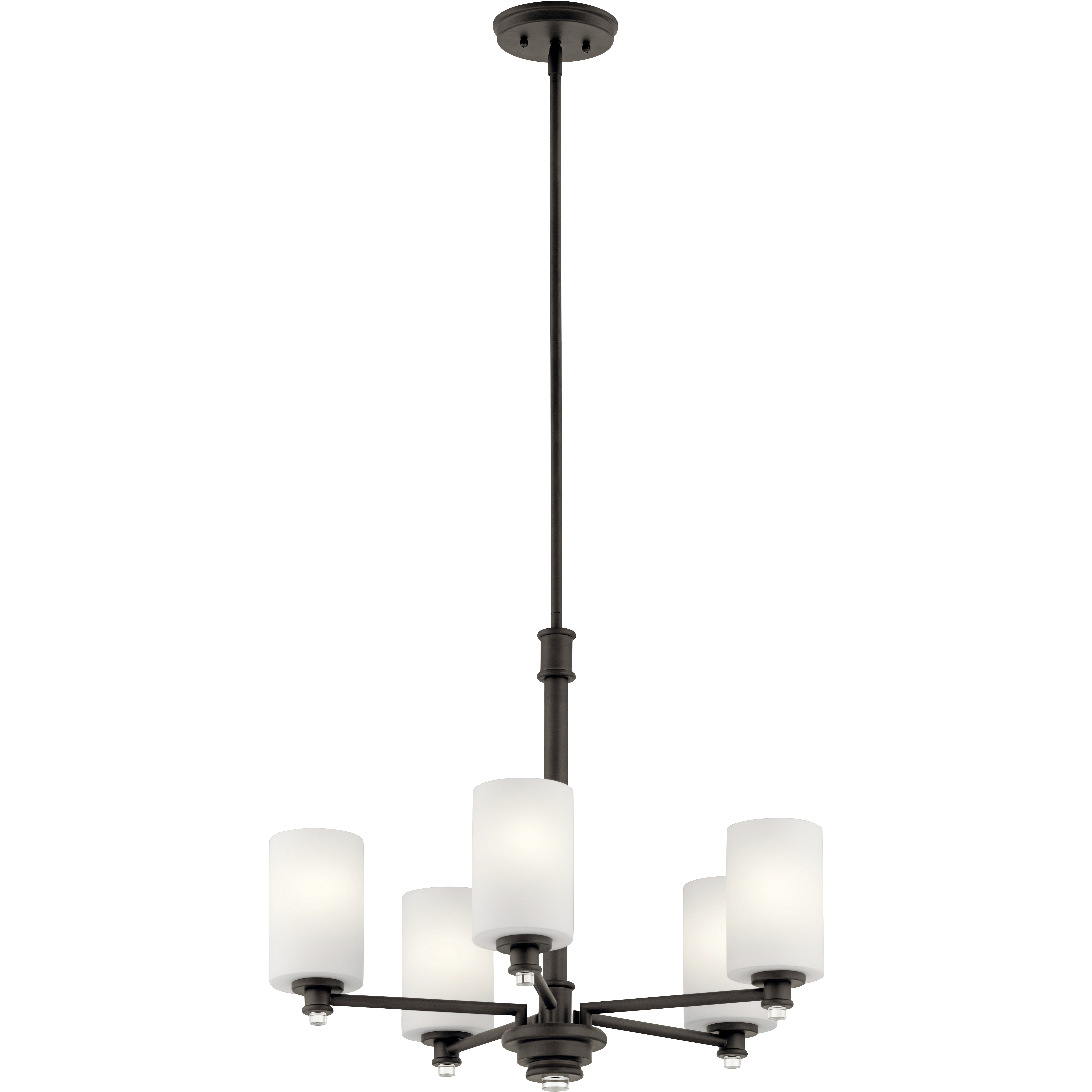 Joelson 5 Light 24 inch Olde Bronze Chandelier 1 Tier Medium Ceiling Light in Incandescent, 1 Tier Medium