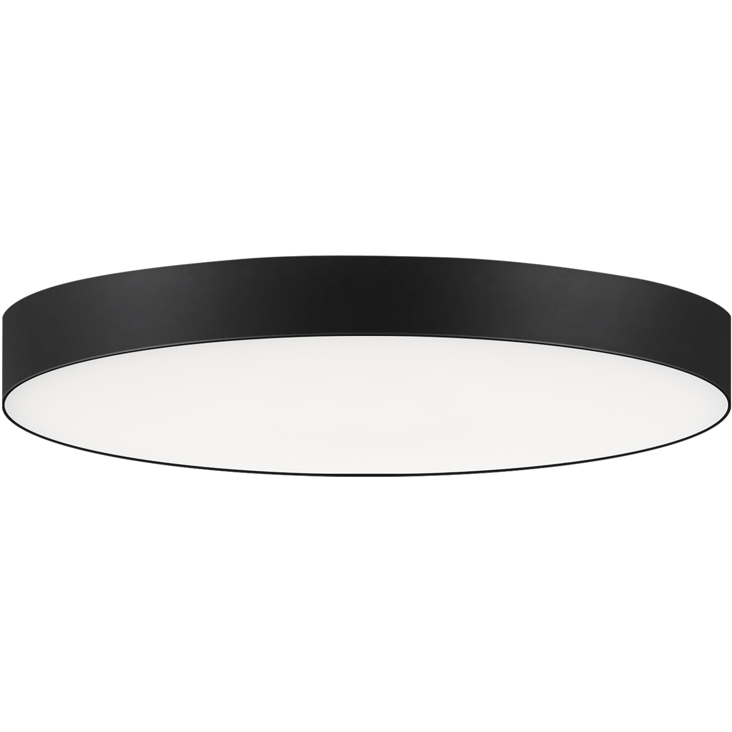 Trim - 0-10 V LED 7 inch Black Flush Mount Ceiling Light
