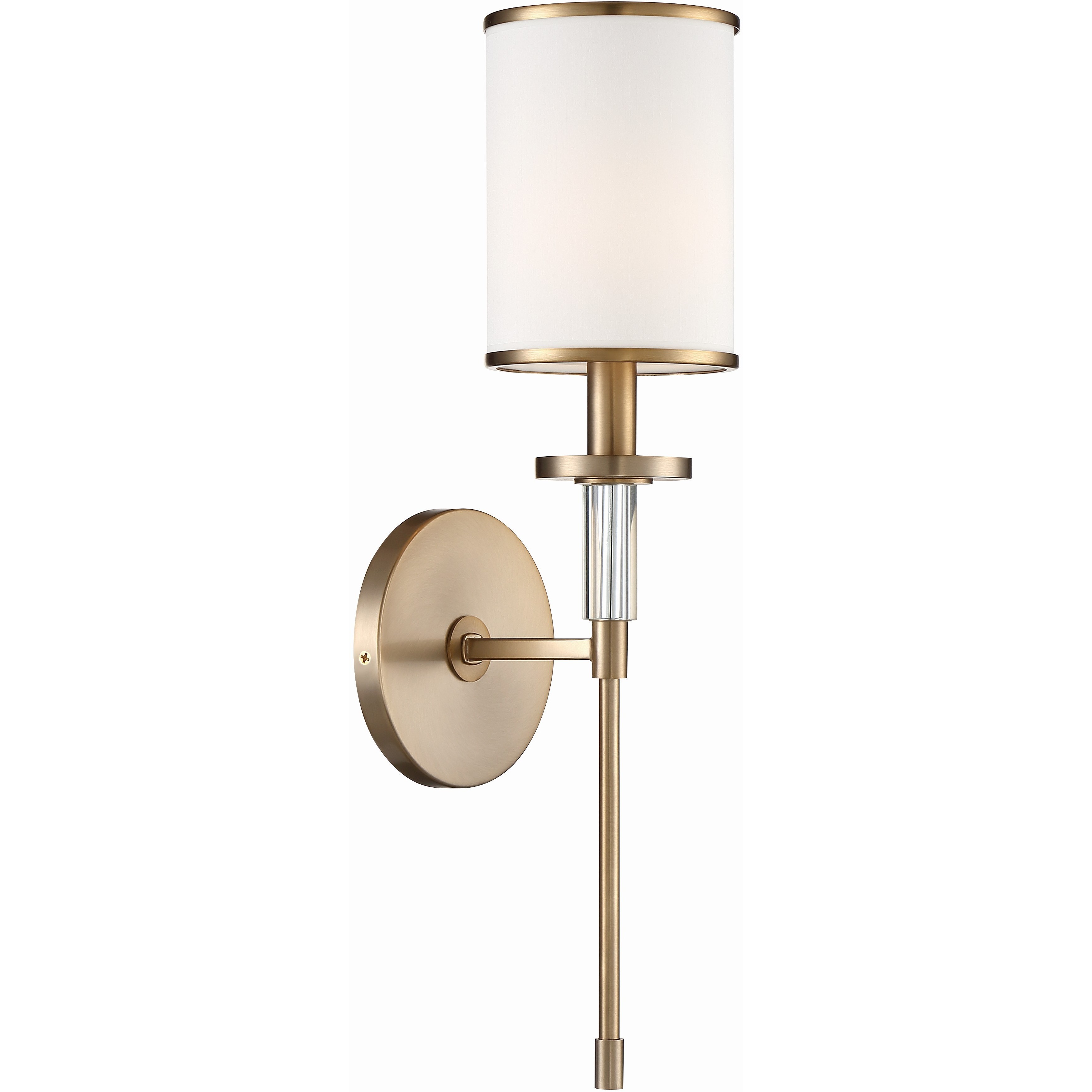 Hatfield Bath Sconce Wall Light in Vibrant Gold