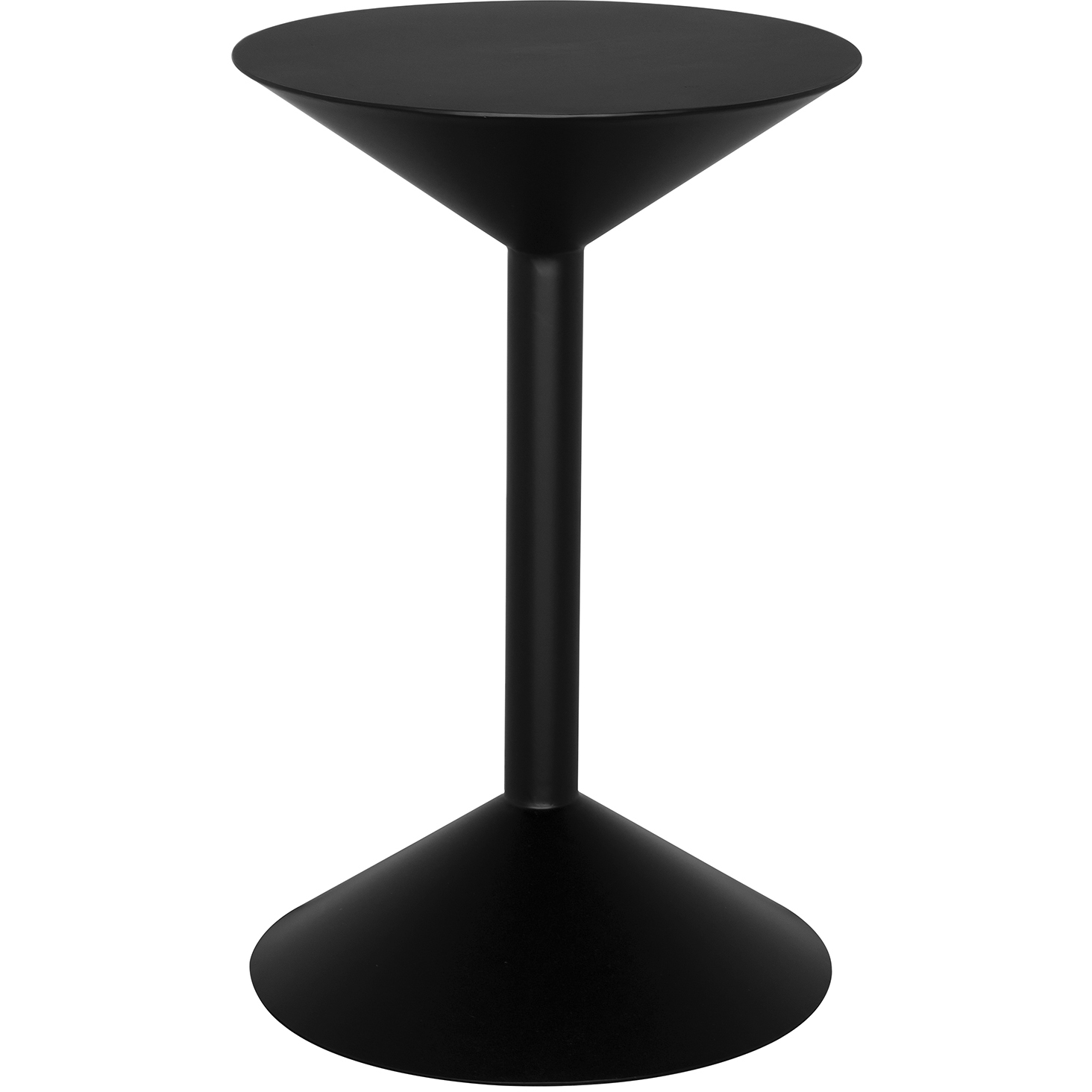 Naomi 25 X 16 inch Matte Black Side Table
