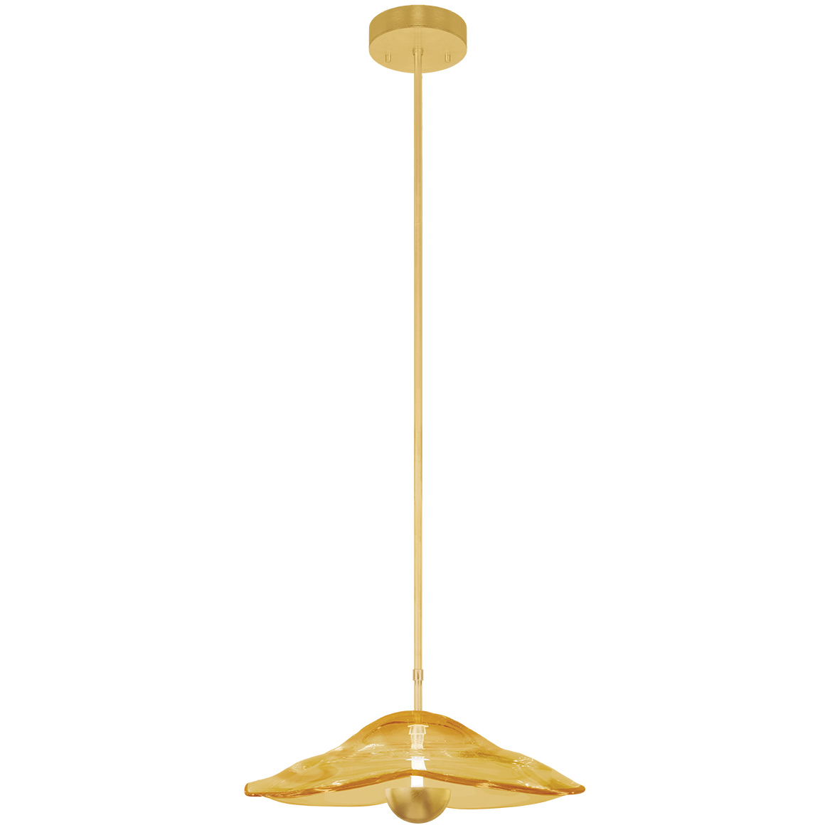 Embark 1 Light 16 inch Gold Pendant Ceiling Light