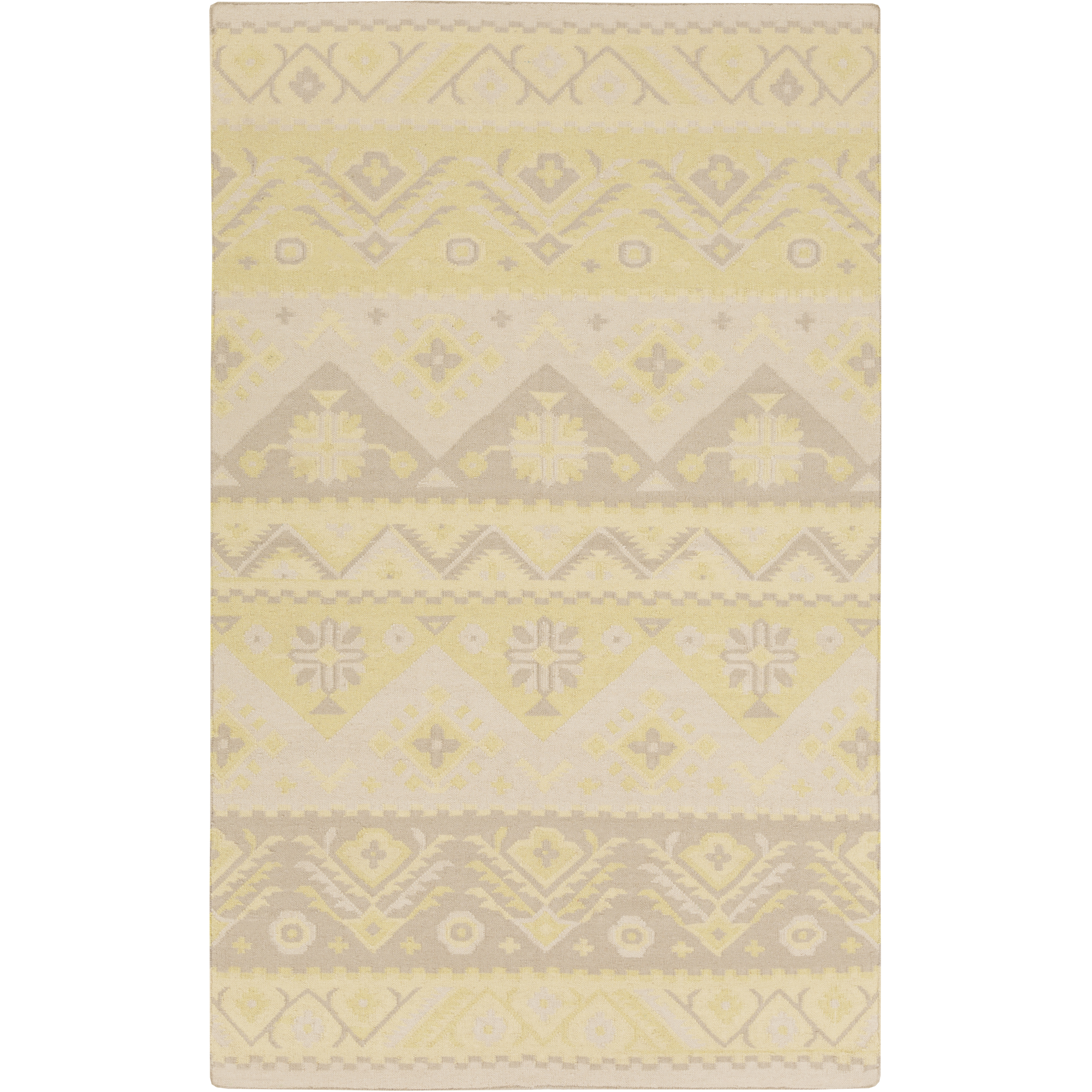 Jewel Tone 132 X 96 inch Butter, Bright Yellow, Khaki Rug