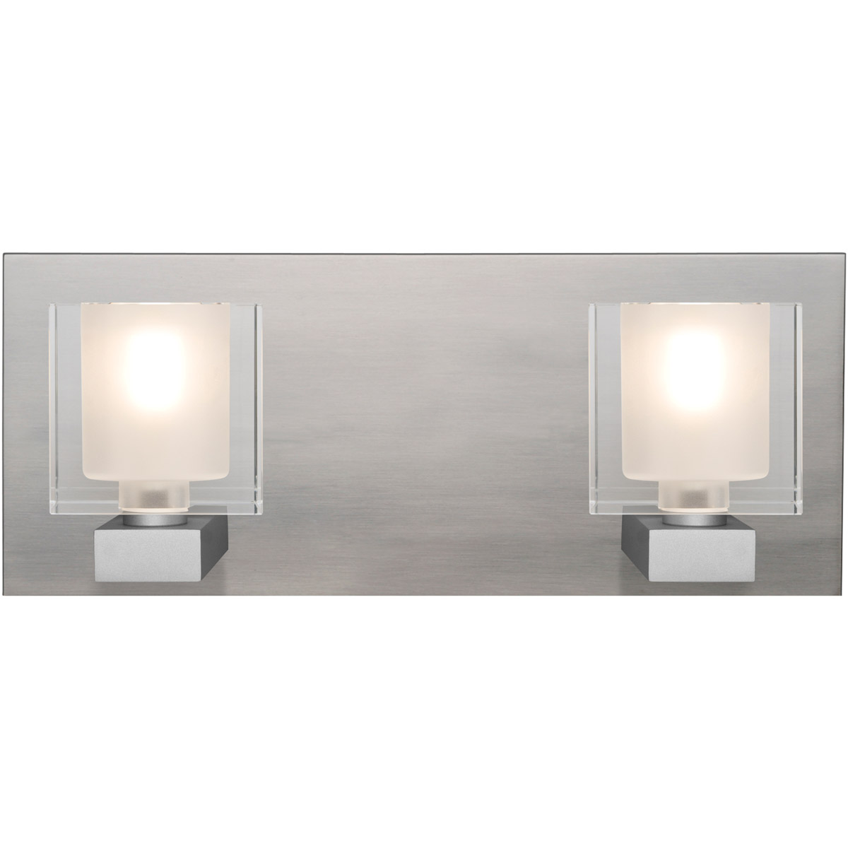 Bolo 2 Light 14 inch Satin Nickel Vanity Light Wall Light