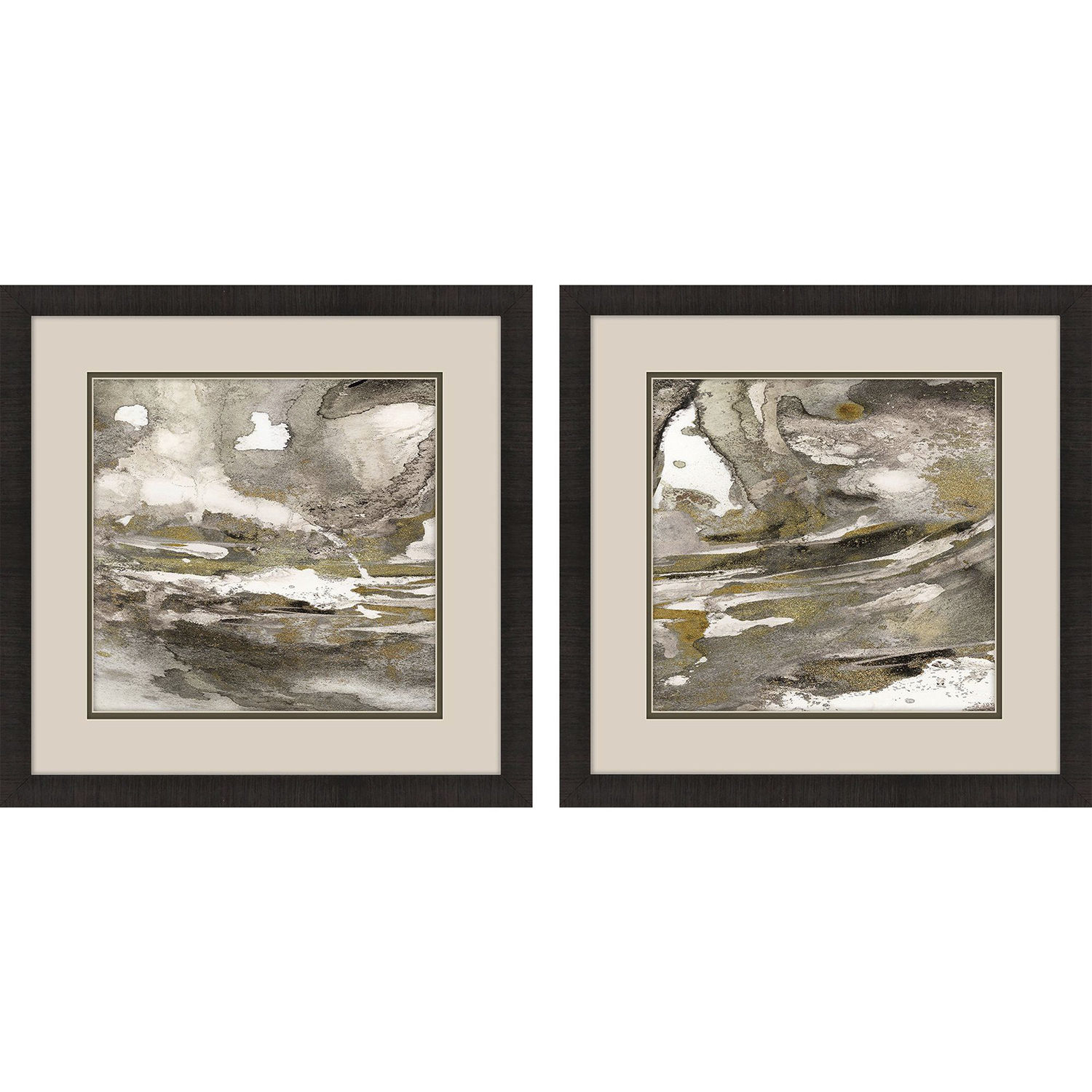 Urban Reflection Brown and Beige and Neutral and Gray Framed Art, Propac