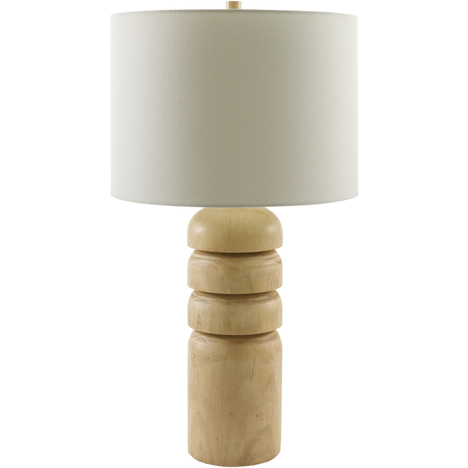 Simeon 28.12 inch 100 watt Wood Accent Table Lamp Portable Light
