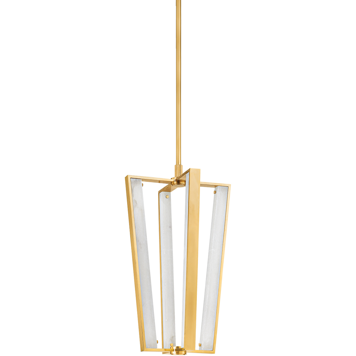 Edgemere LED 16 inch Aged Brass Pendant Ceiling Light