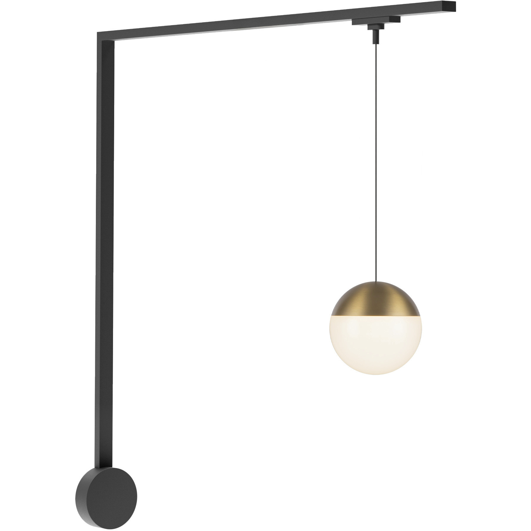 Monae 120 Brushed Gold Trilo Track Ceiling Light