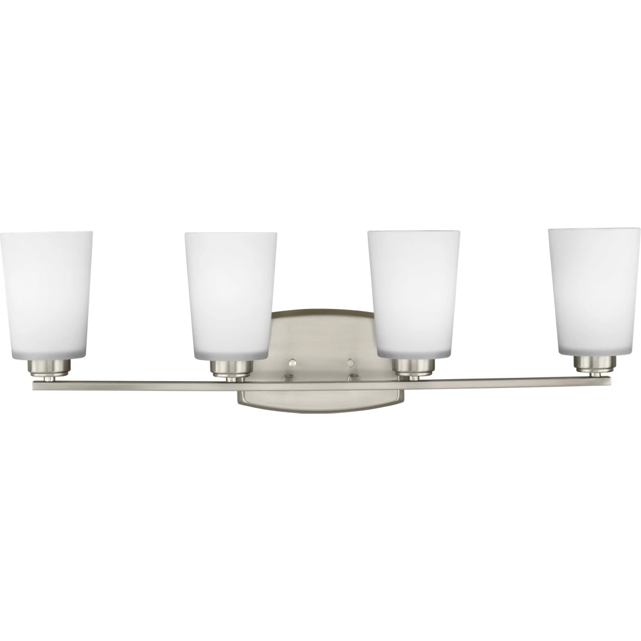 Franport 4 Light 29.38 inch Brushed Nickel Wall Bath Fixture Wall Light