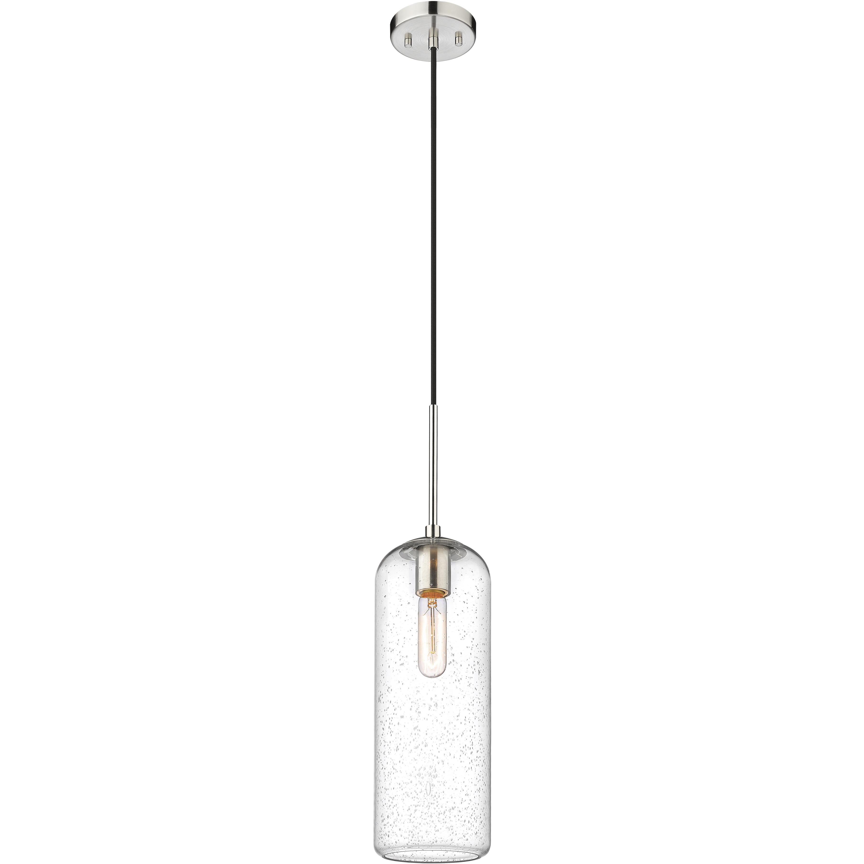 Monty 1 Light 5.25 inch Brushed Nickel Pendant Ceiling Light