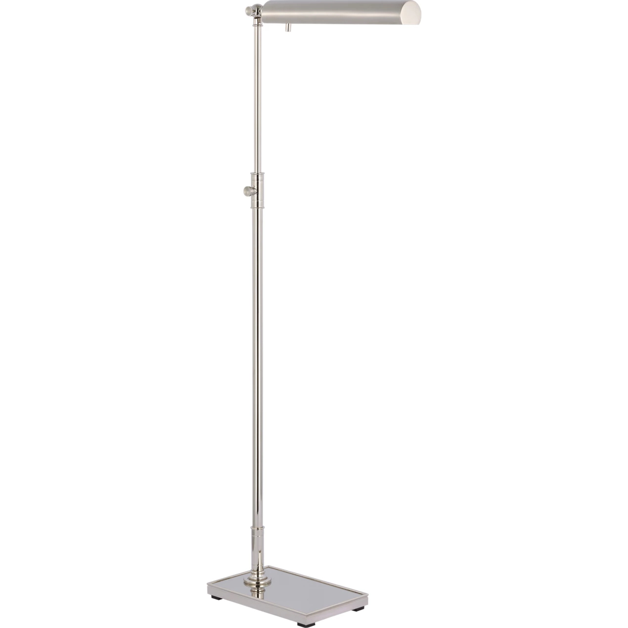 Chapman & Myers Lawton 41 inch 8 watt Polished Nickel Adjustable Pharmacy Lamp Portable Light, Medium