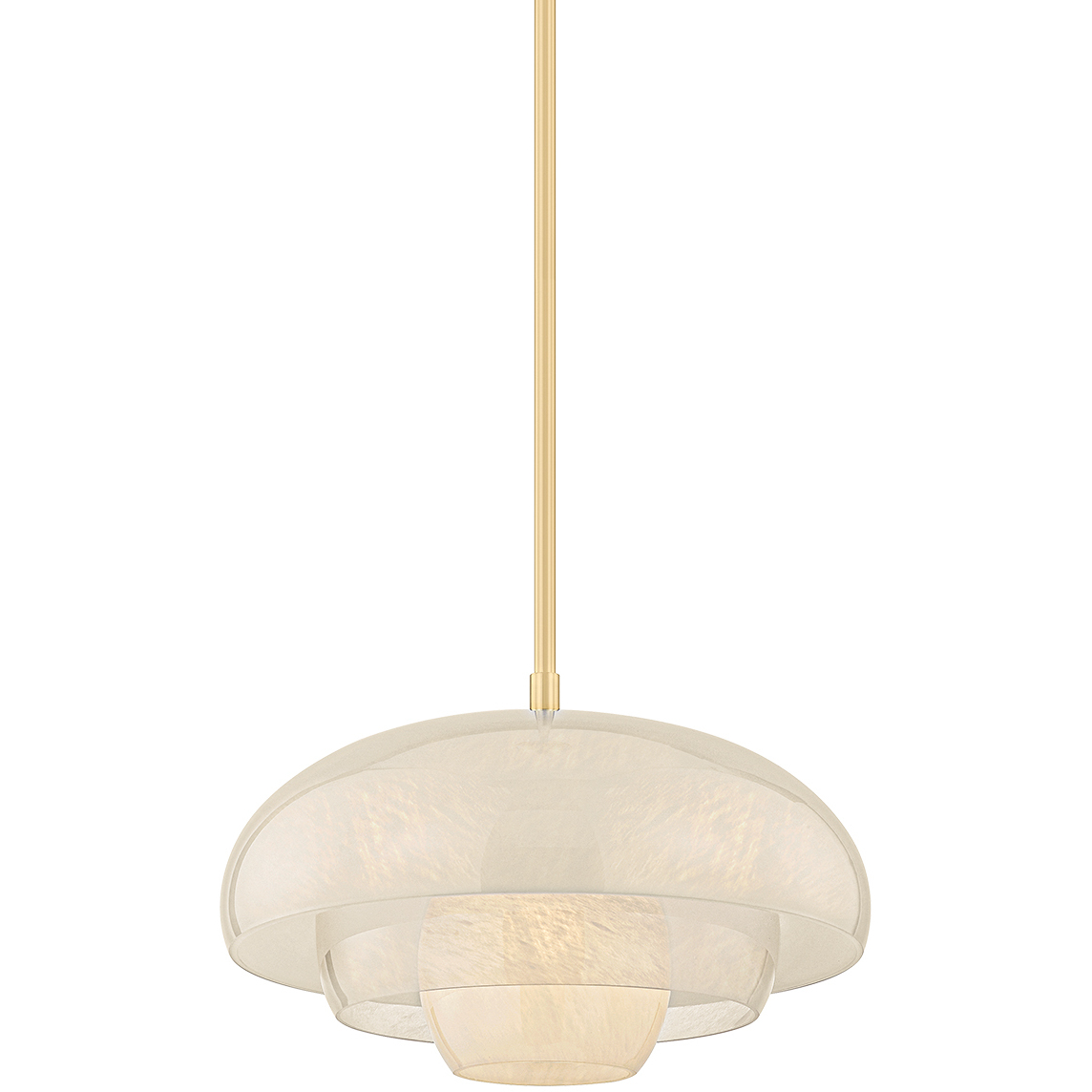 Auburndale 1 Light 18.25 inch Aged Brass Pendant Ceiling Light